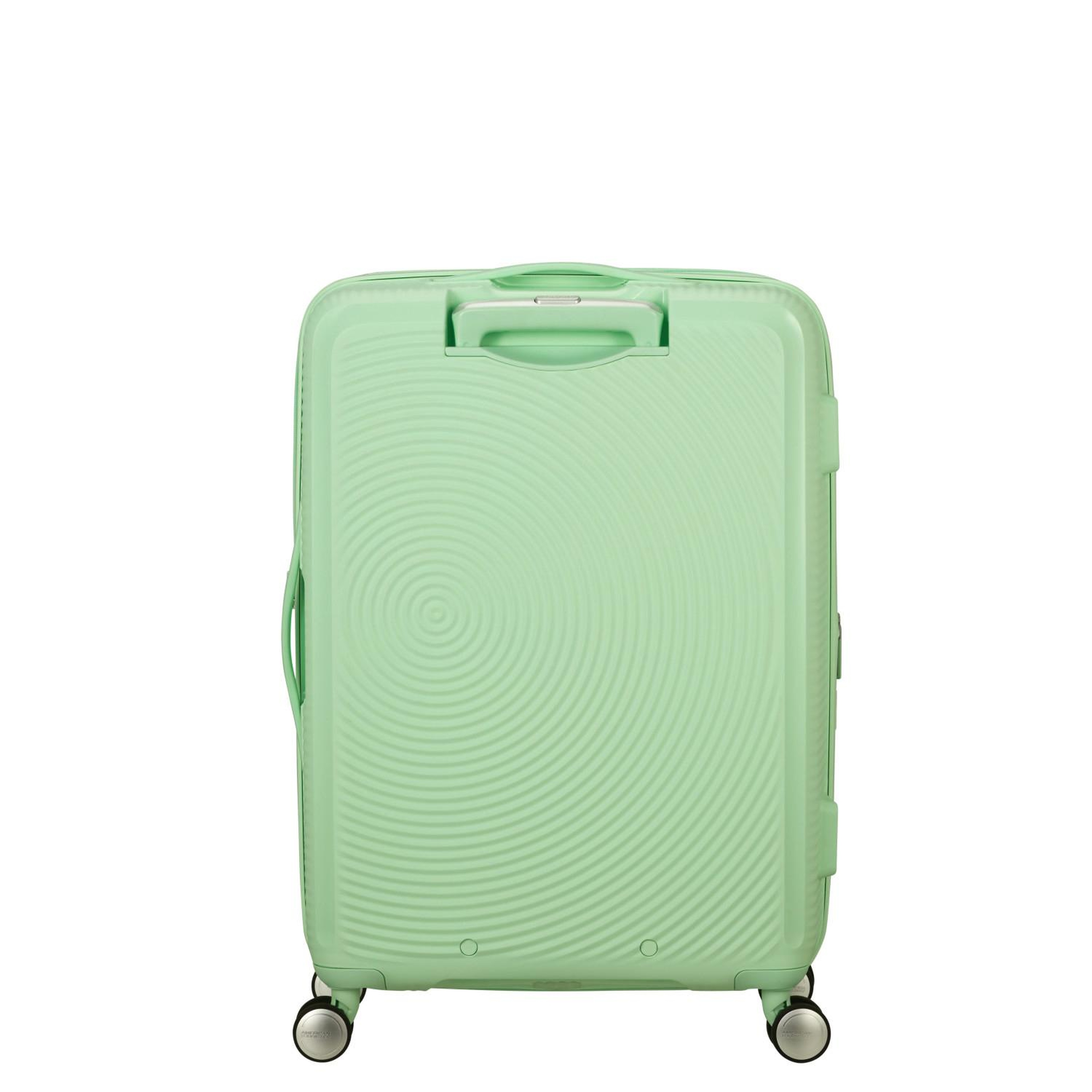 American Tourister Yeşil Soundbox - Körüklü 67 cm Orta Boy Sert Valiz