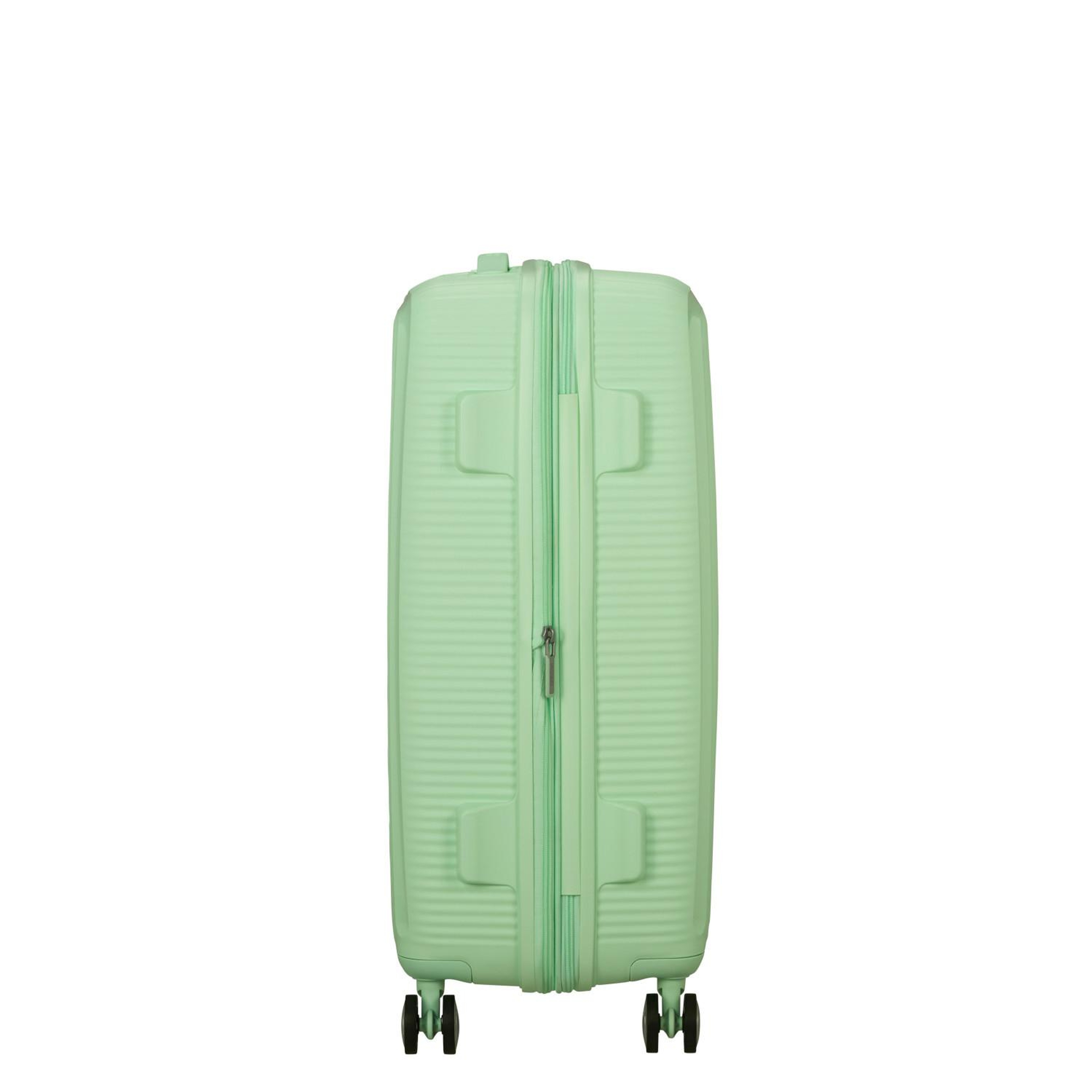 American Tourister Yeşil Soundbox - Körüklü 67 cm Orta Boy Sert Valiz