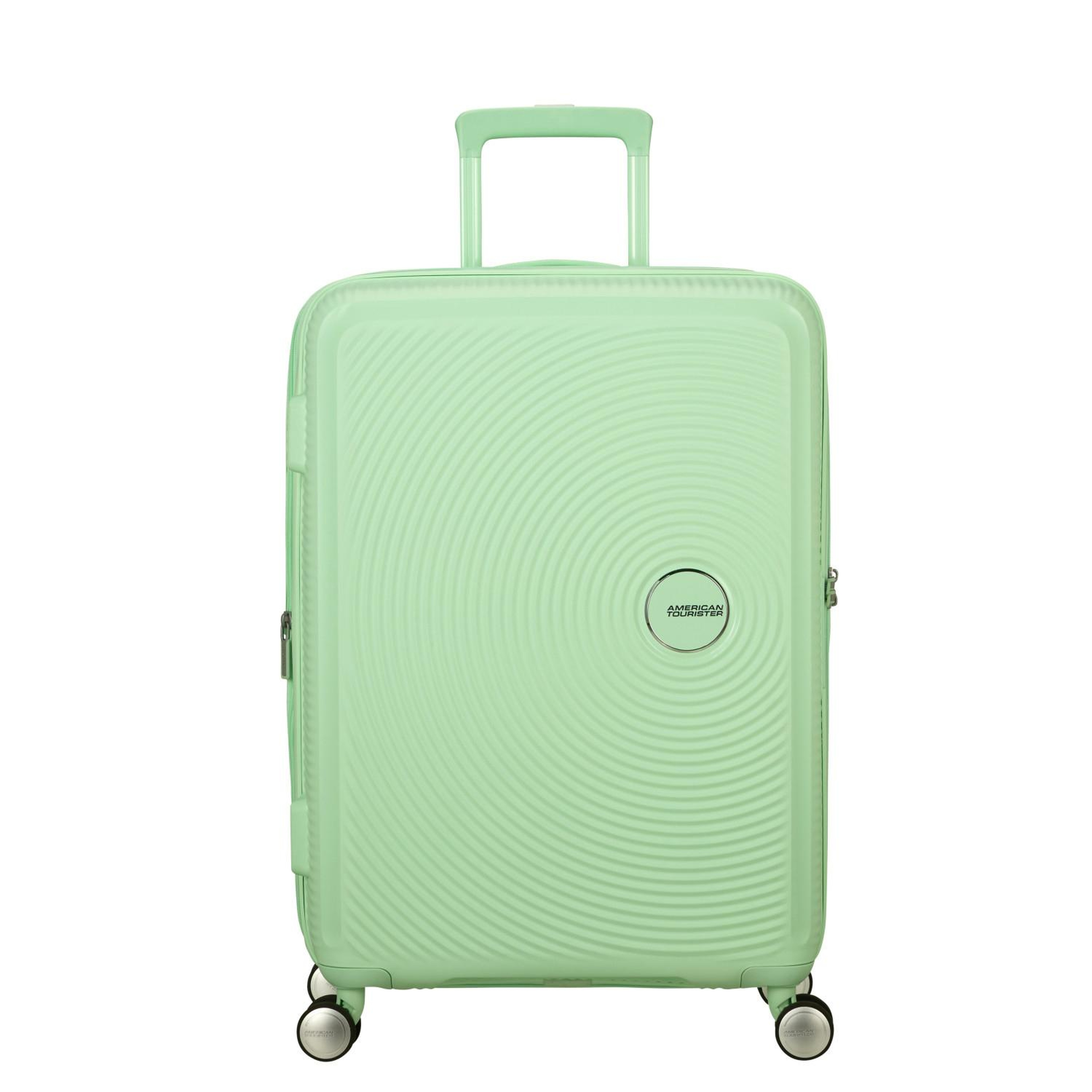 American Tourister Yeşil Soundbox - Körüklü 67 cm Orta Boy Sert Valiz
