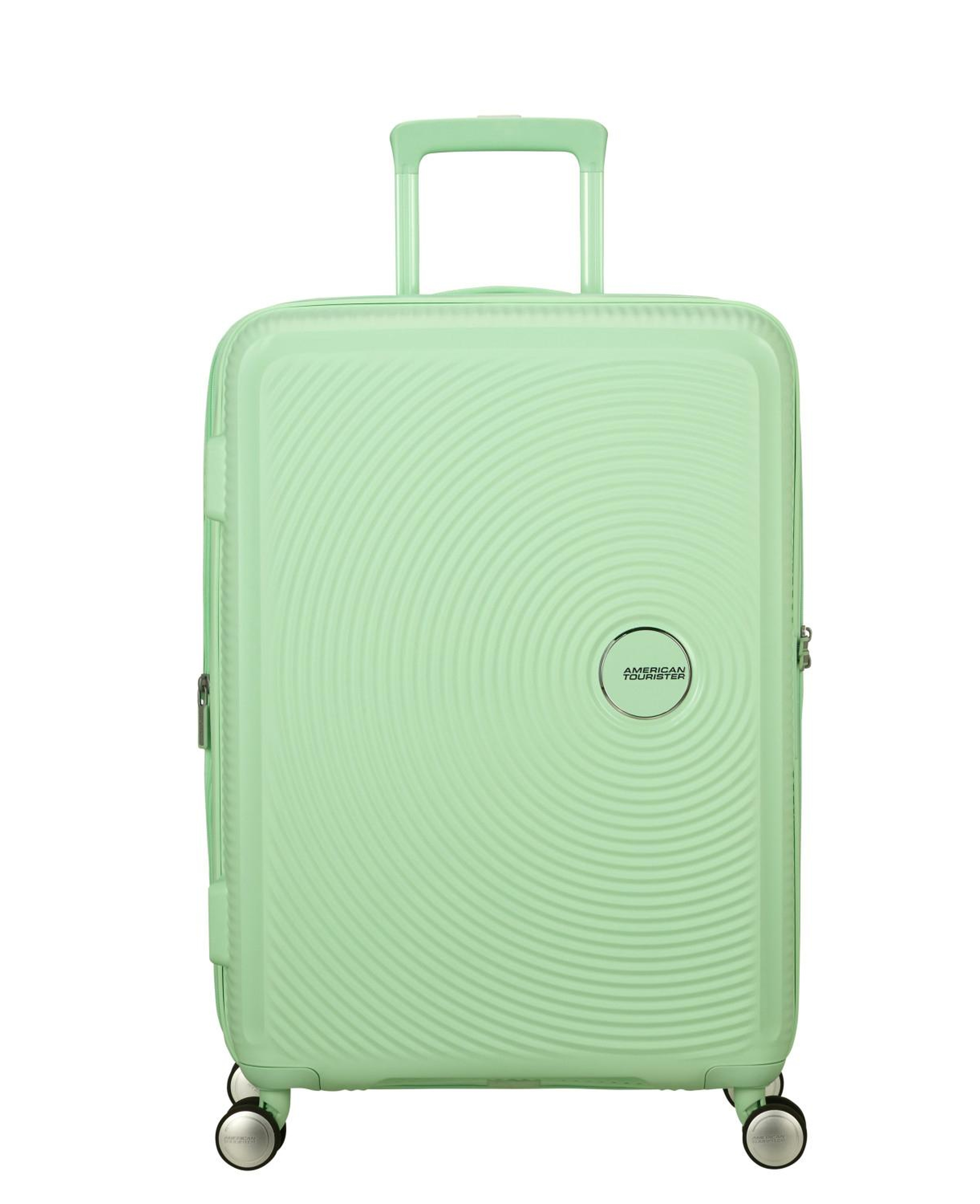 American Tourister Yeşil Soundbox - Körüklü 67 cm Orta Boy Sert Valiz