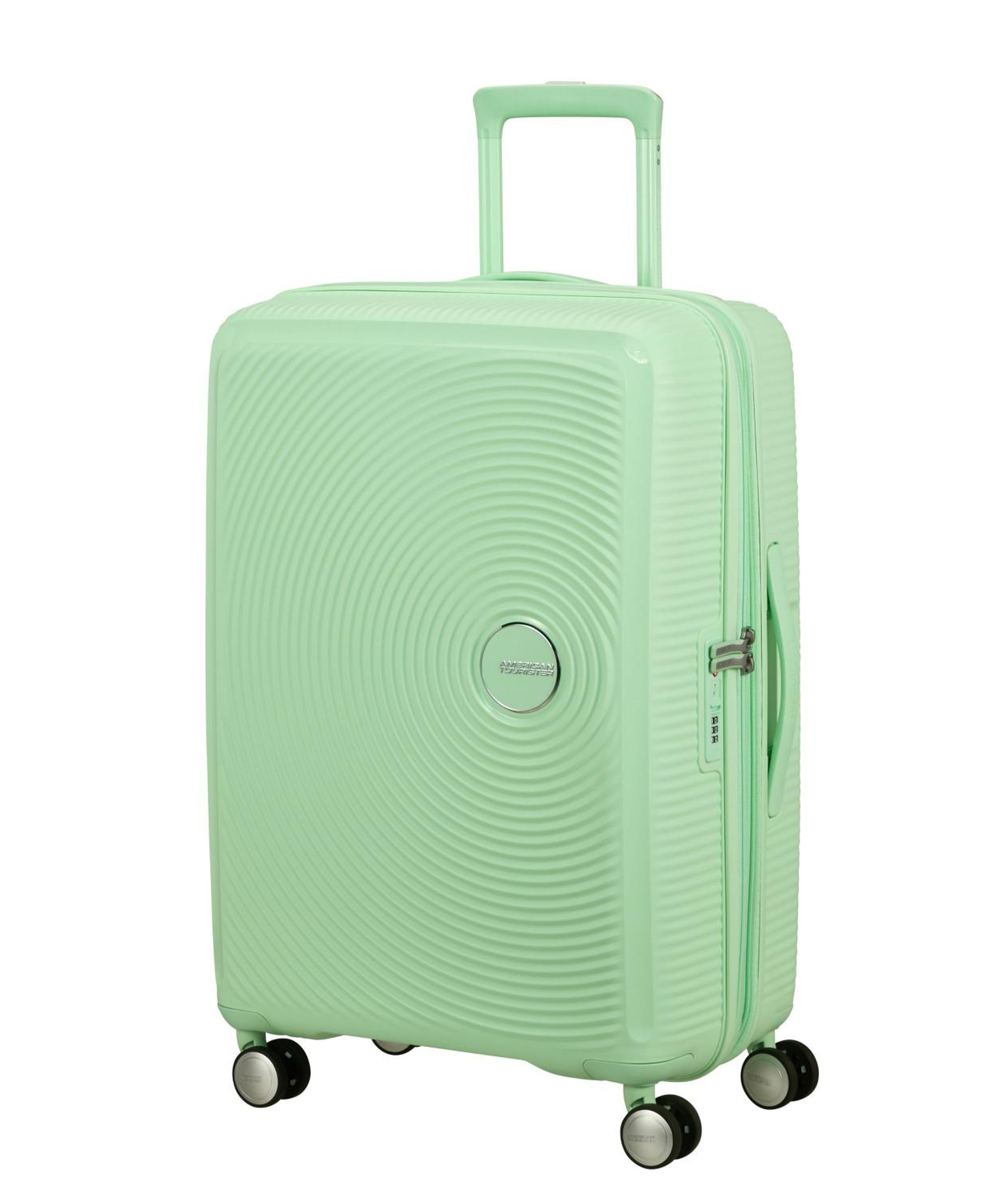 American Tourister Yeşil Soundbox - Körüklü 67 cm Orta Boy Sert Valiz