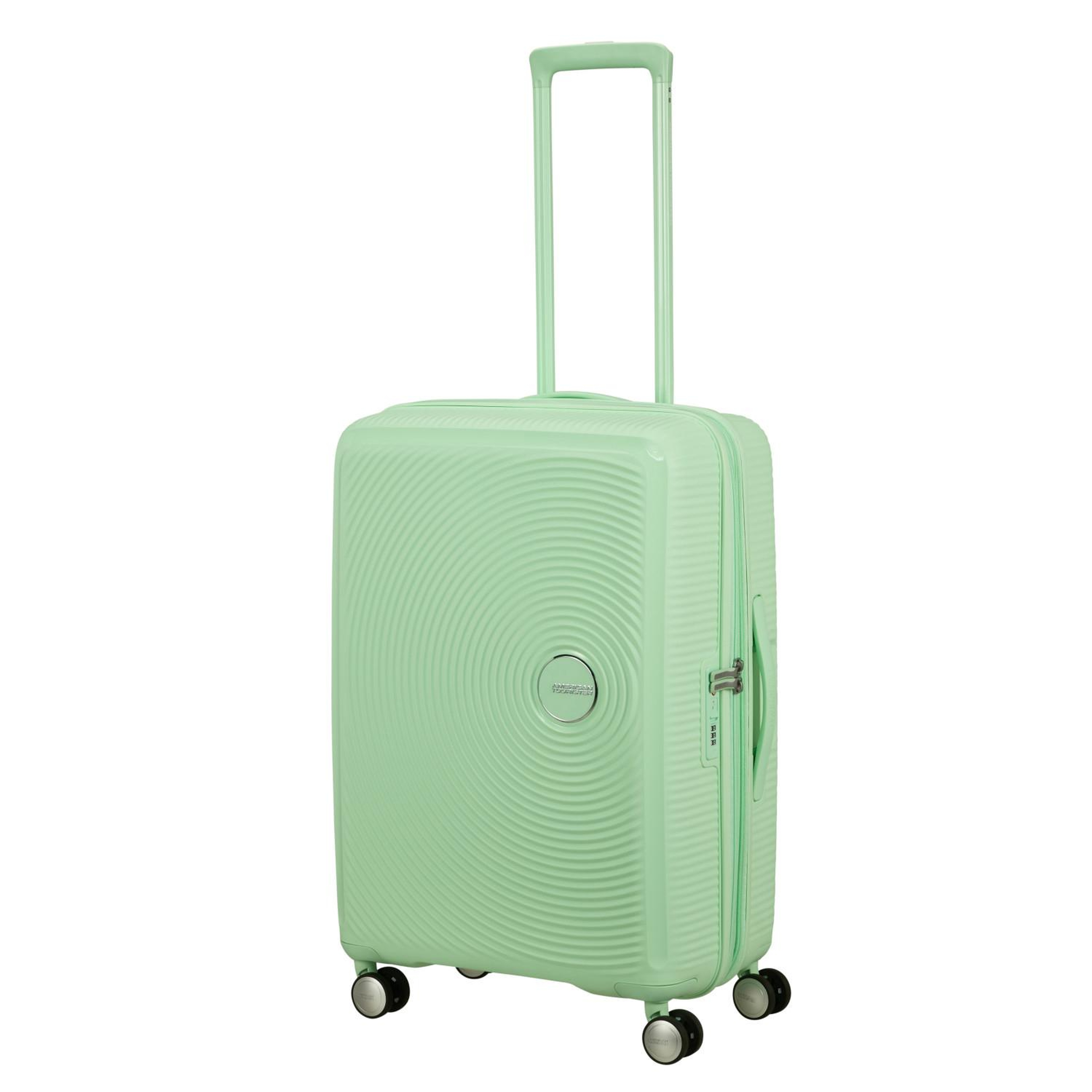 American Tourister Yeşil Soundbox - Körüklü 67 cm Orta Boy Sert Valiz