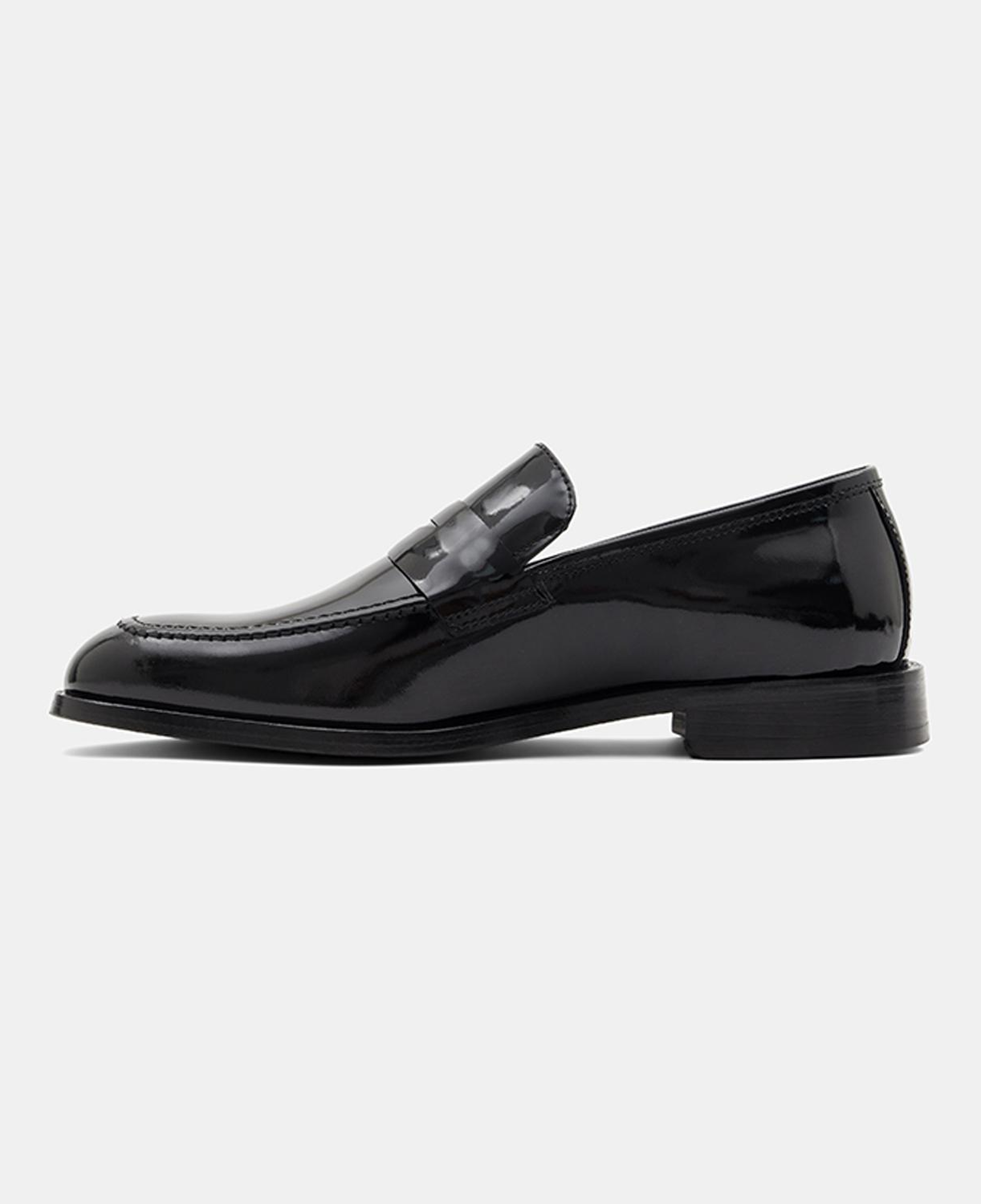 Erkek Siyah Klasik Rugan Deri Loafer