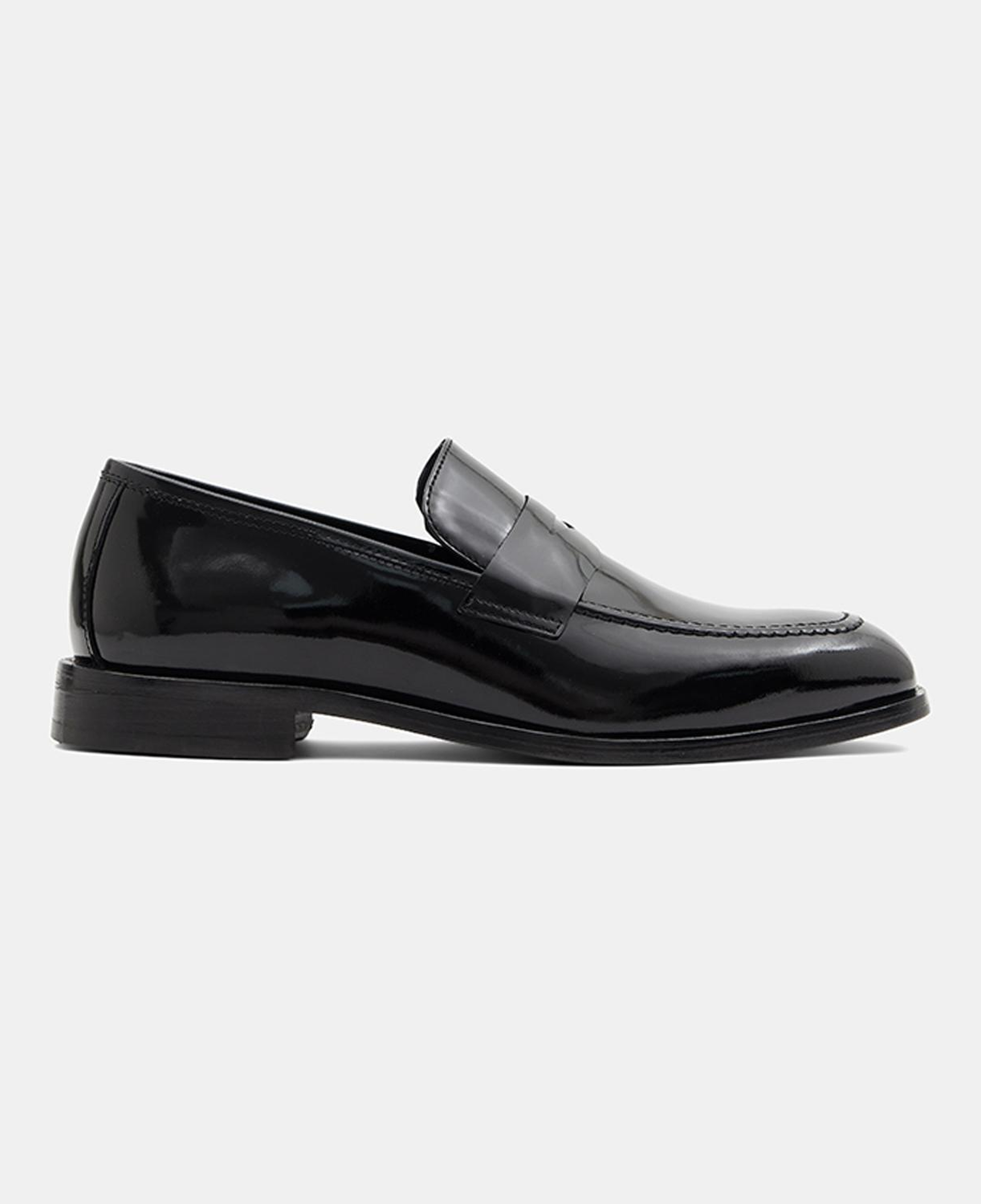 Erkek Siyah Klasik Rugan Deri Loafer