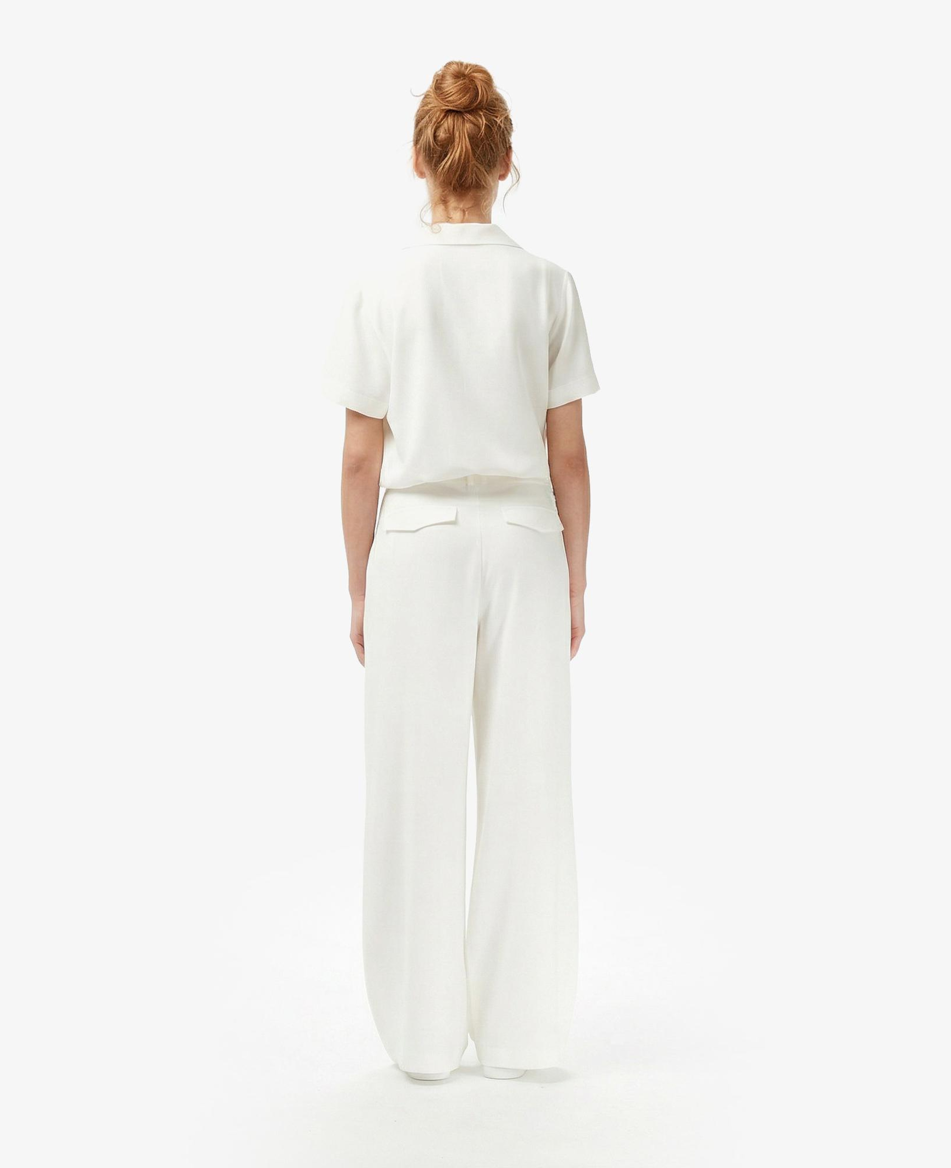 Lacoste Kadın Relaxed Fit Krem Pantolon