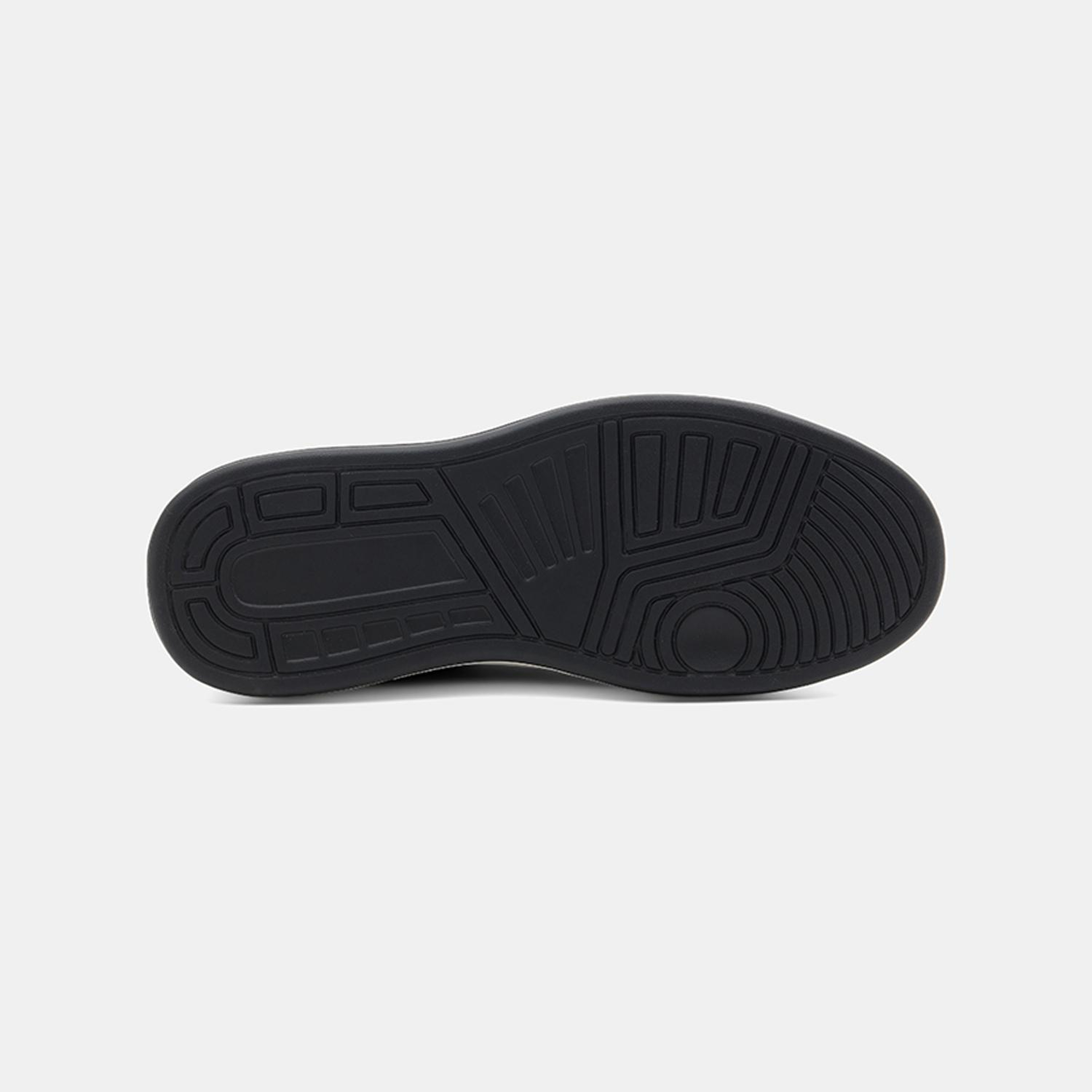 Erkek Siyah DesaComfort Lastikli Deri Günlük Ayakkabı