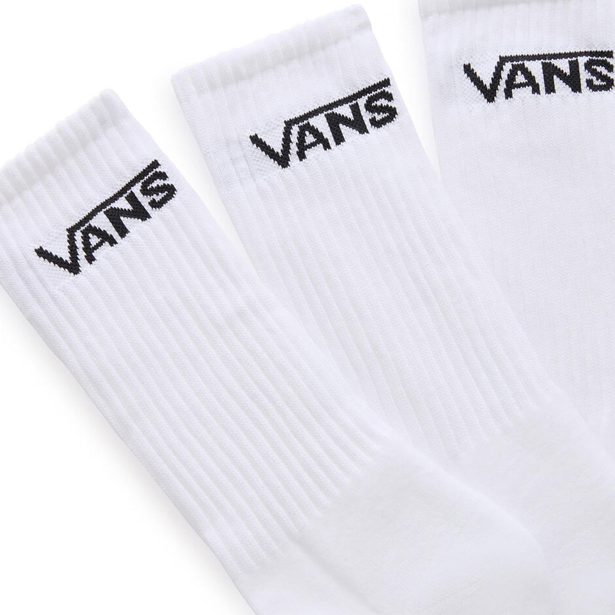 Vans Classic Crew Erkek Beyaz Çorap