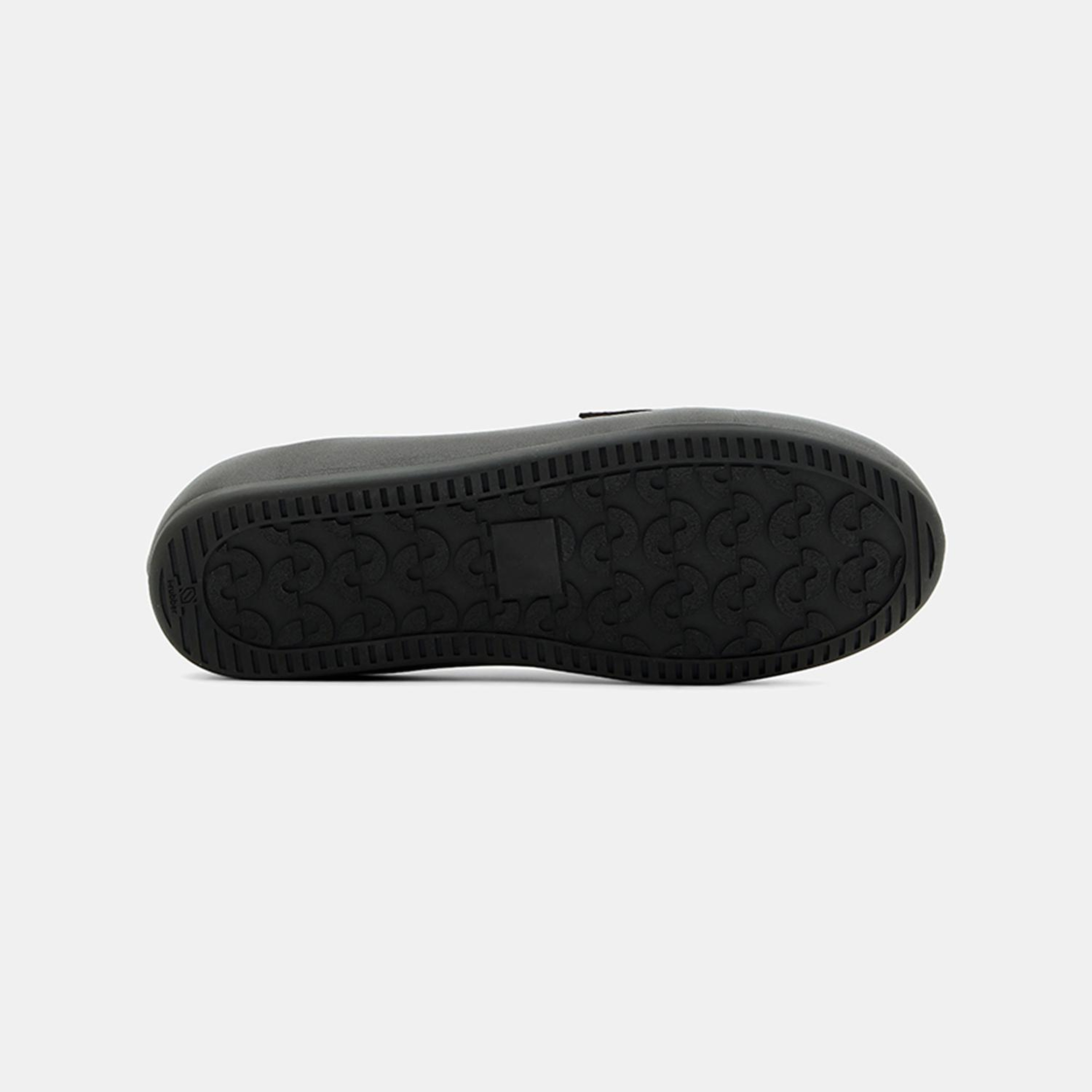 Kadın Koyu Kahve Slip-On Deri Loafer