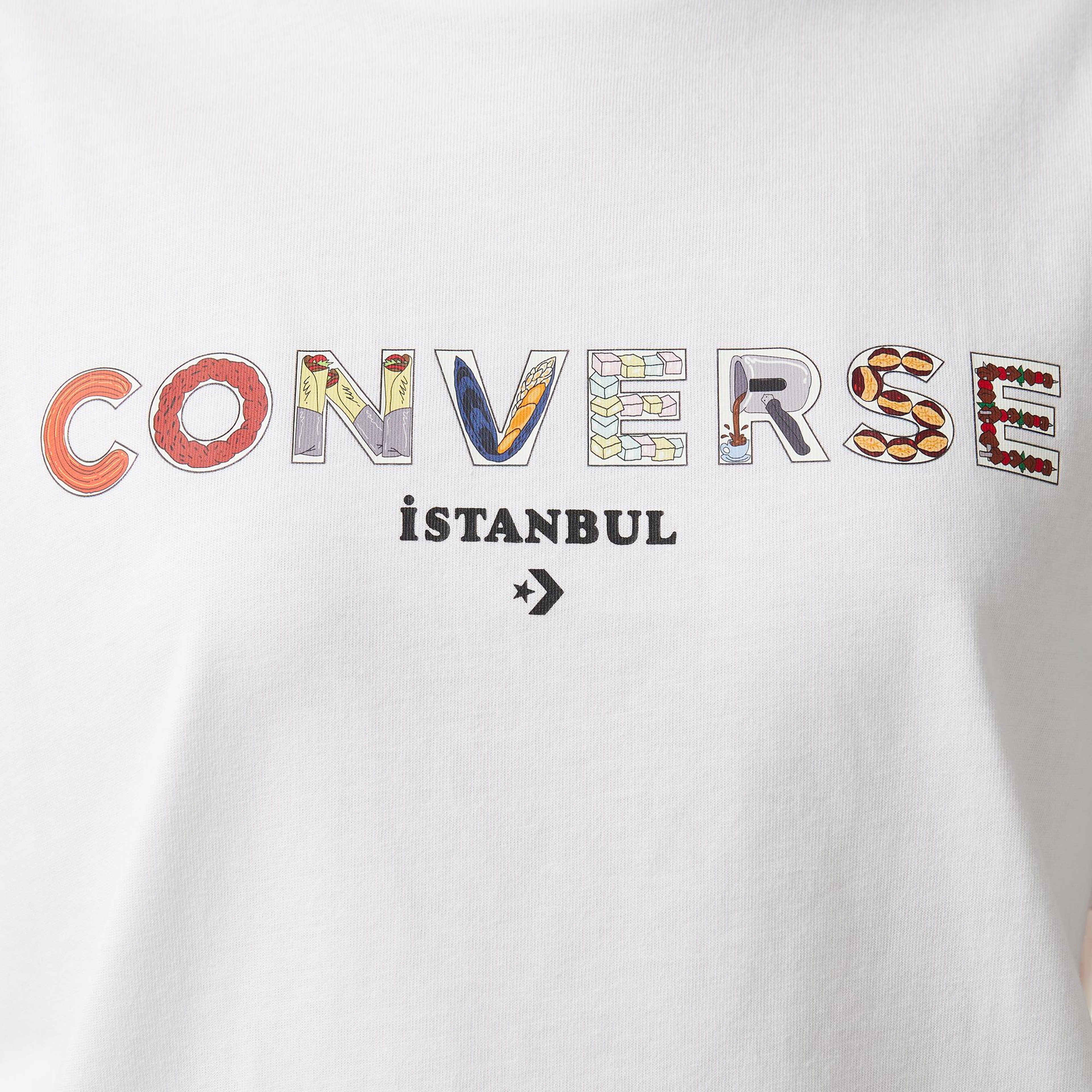 Converse Classic Unisex Beyaz Tişört