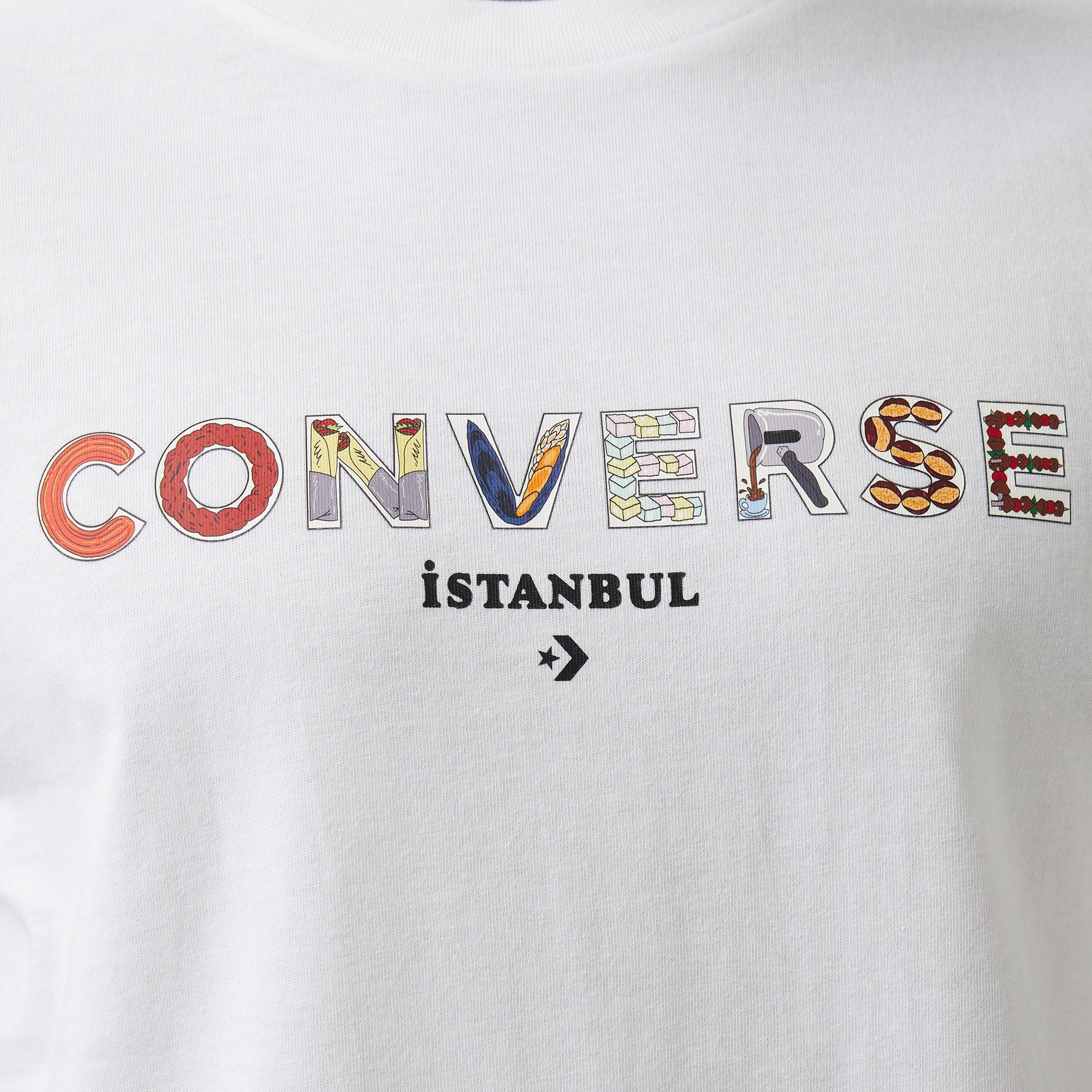 Converse Classic Unisex Beyaz Tişört