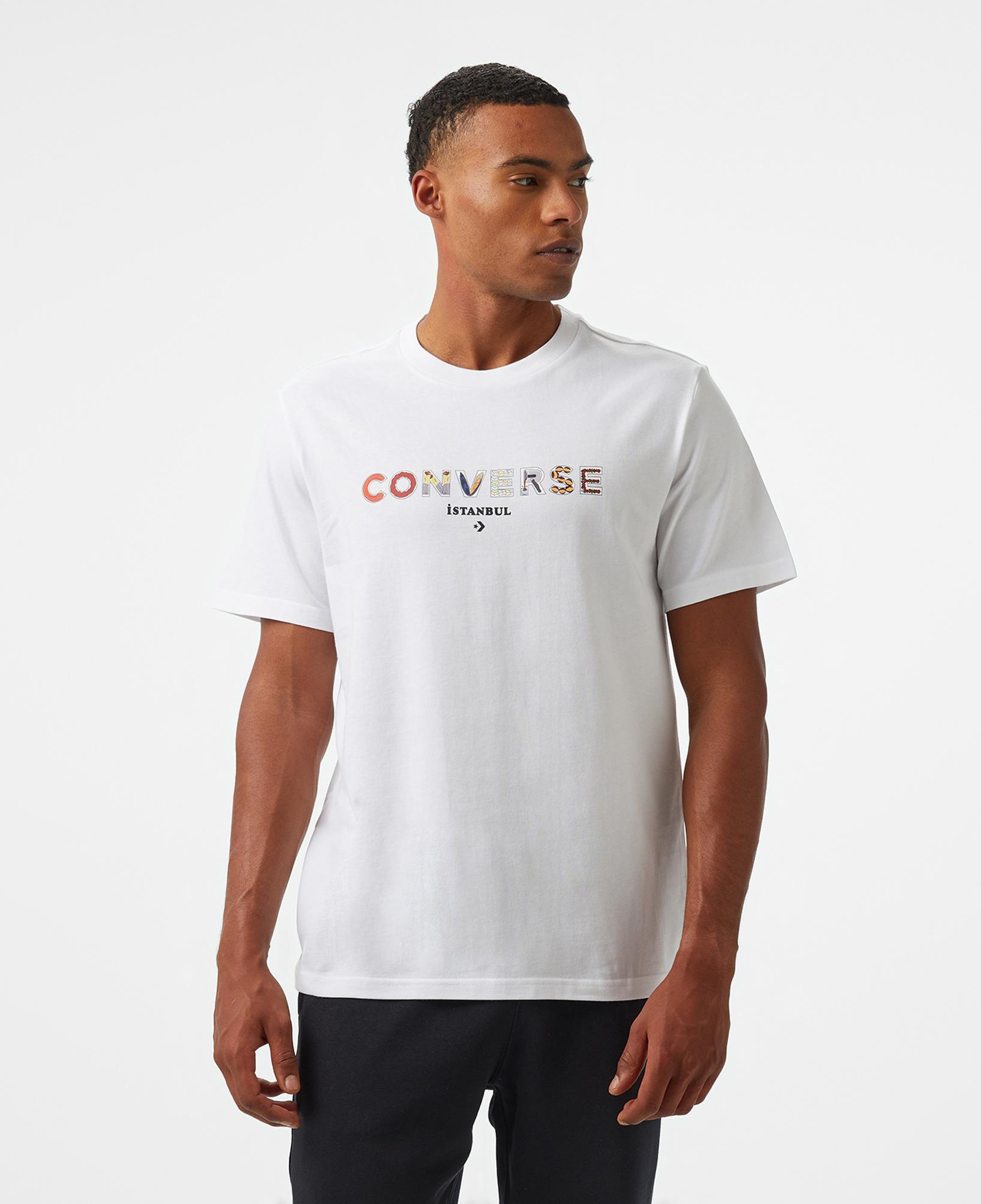 Converse Classic Unisex Beyaz Tişört