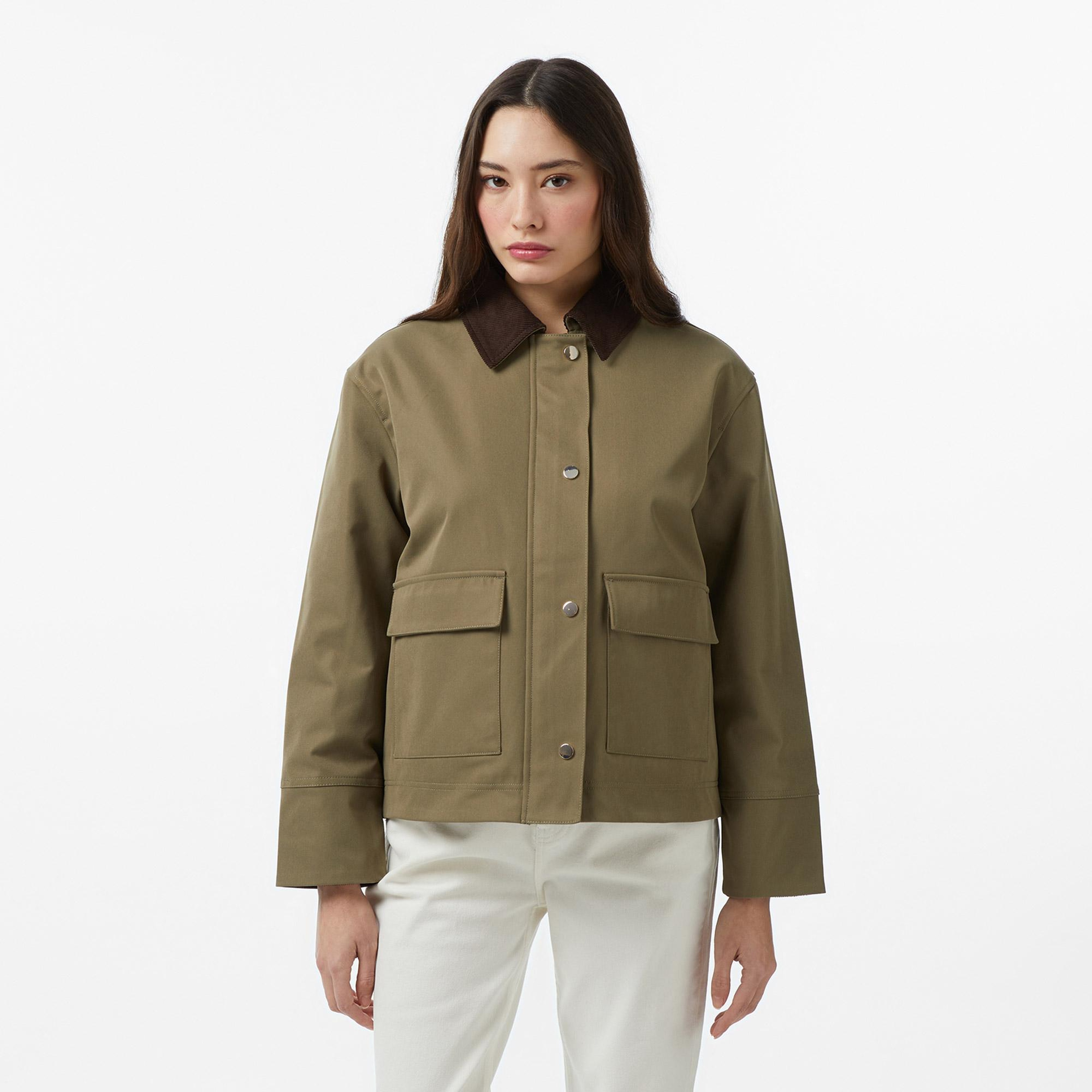 Nautica Kadın Yeşil Regular Fit Ceket