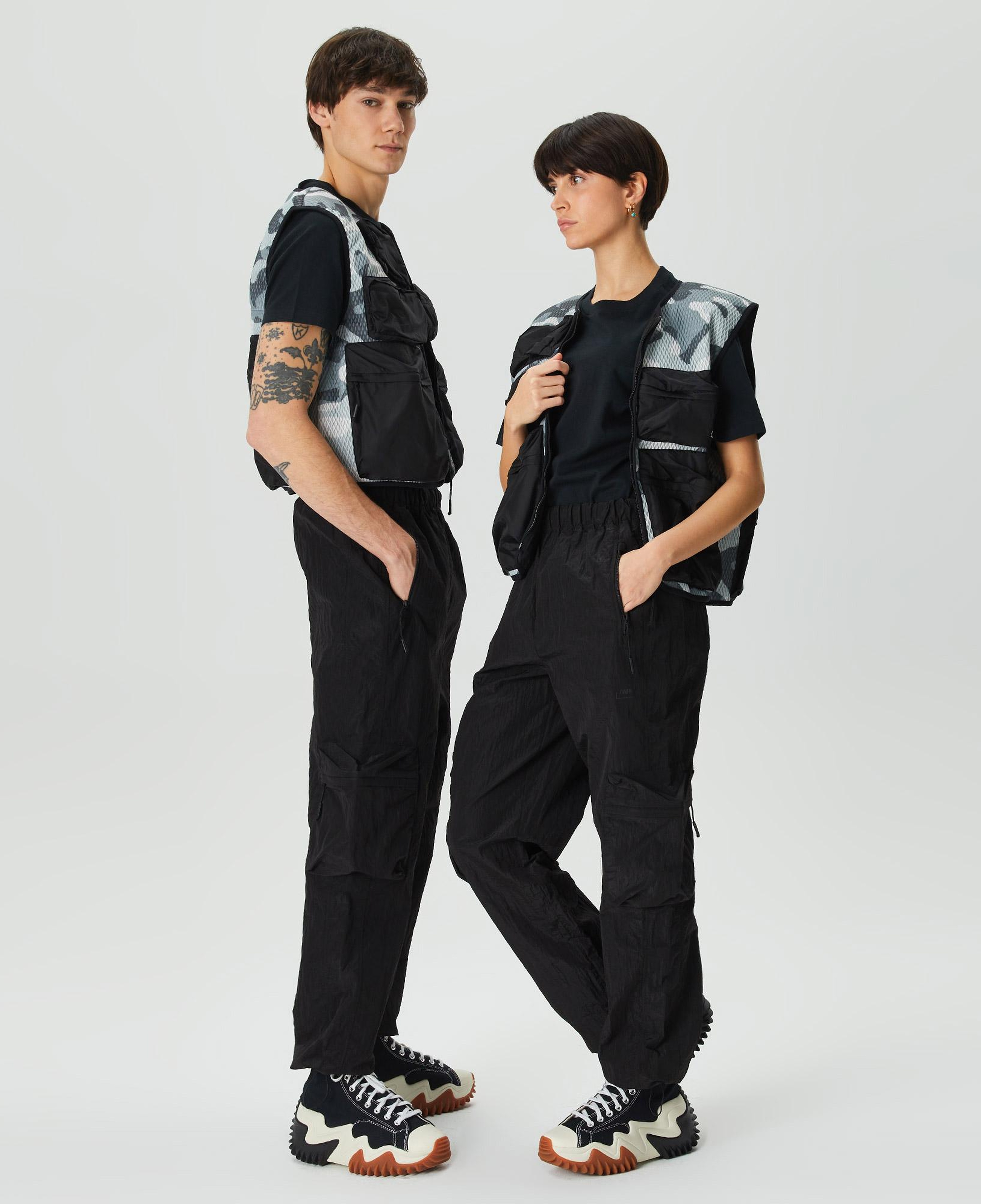 Rains Kano Regular Unisex Siyah Pantolon