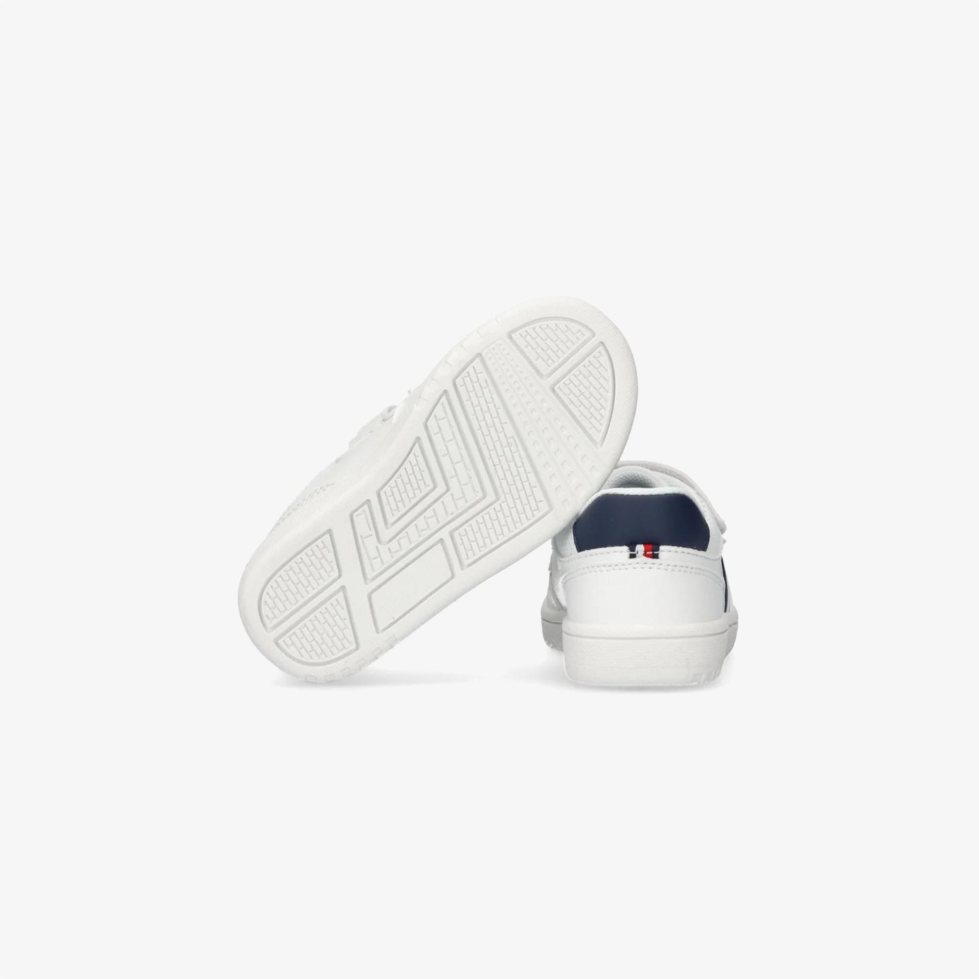 Tommy Hilfiger Flag Velcro Bebek Beyaz Spor Ayakkabı