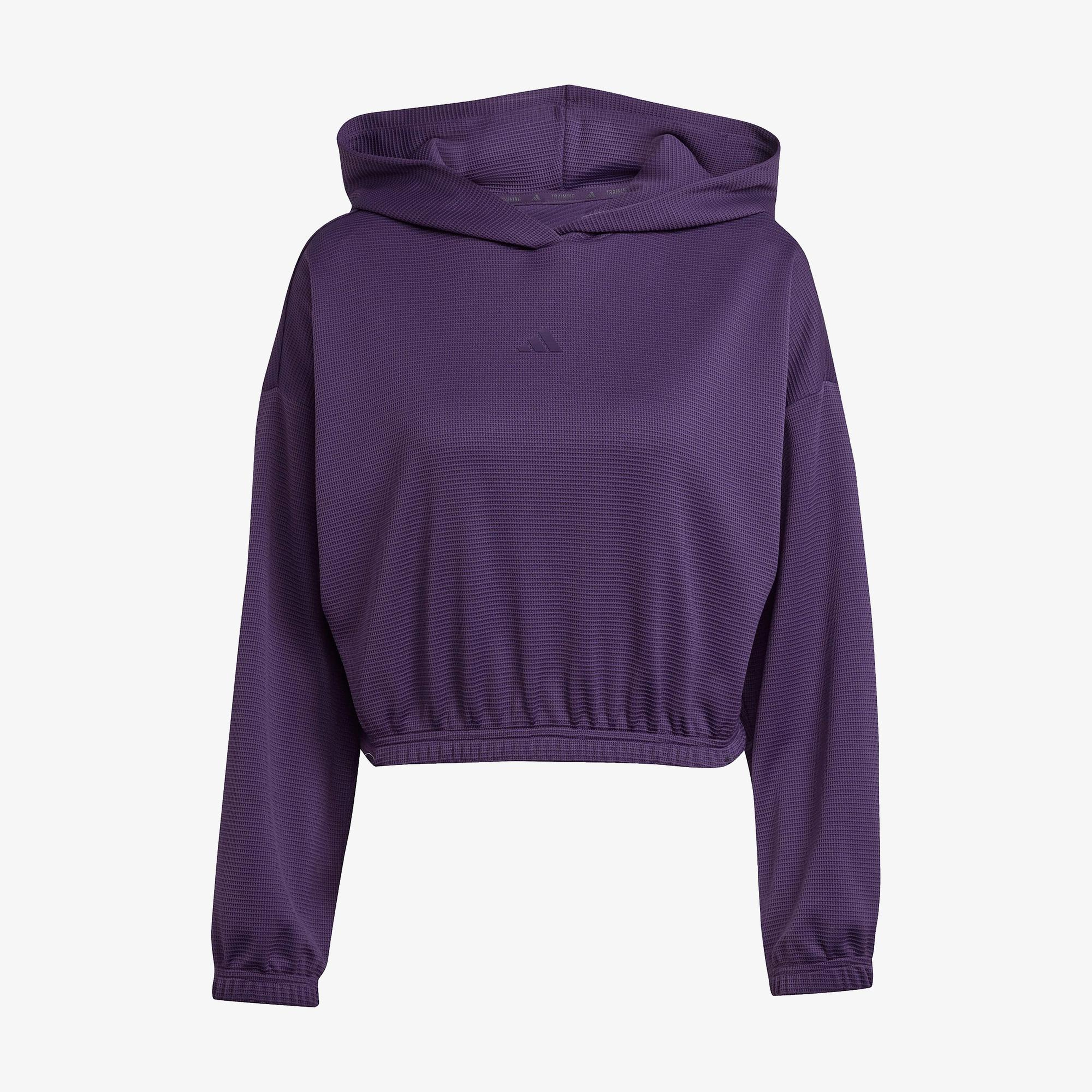 adidas Yoga Cover Up Kadın Mor Antrenman Sweatshirt