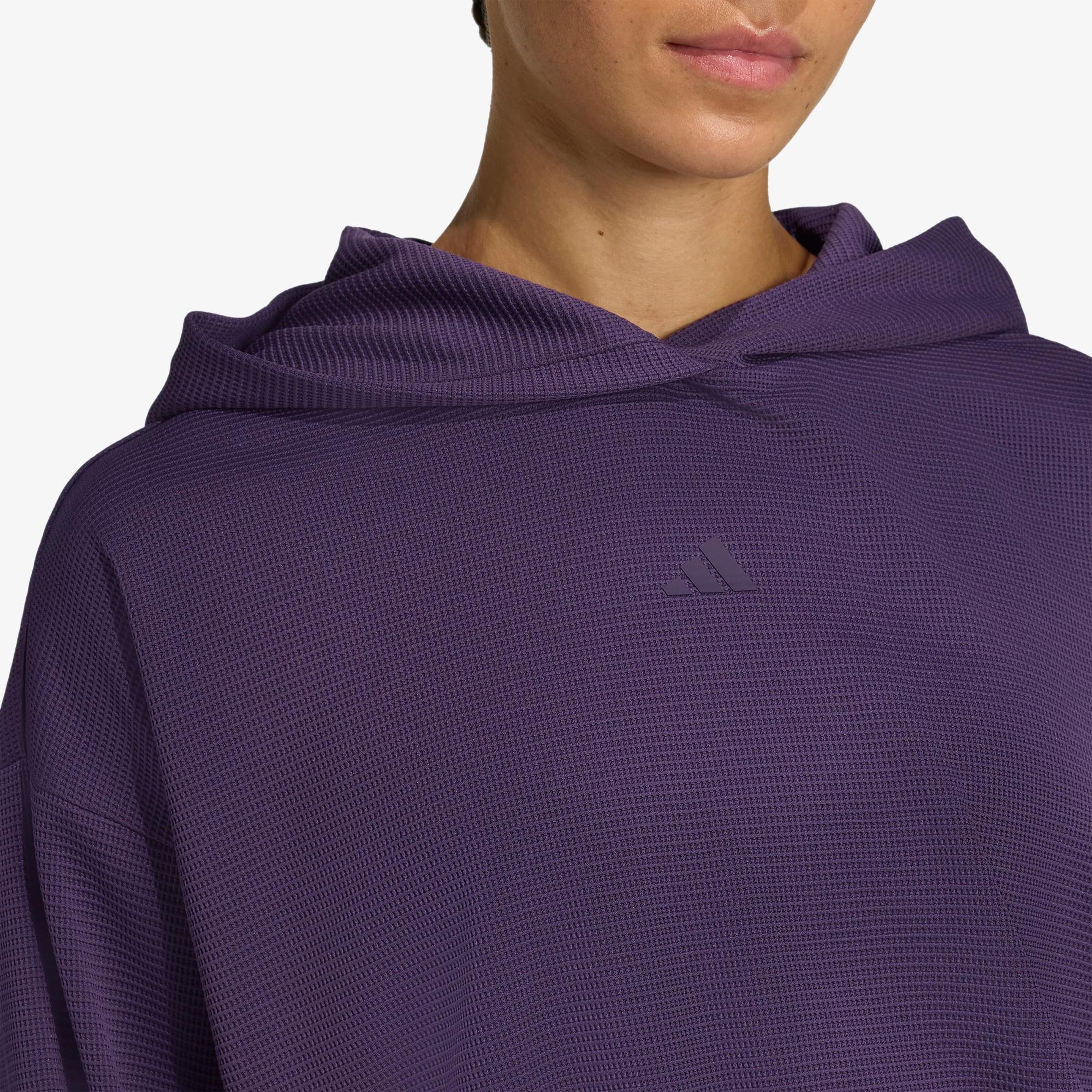 adidas Yoga Cover Up Kadın Mor Antrenman Sweatshirt