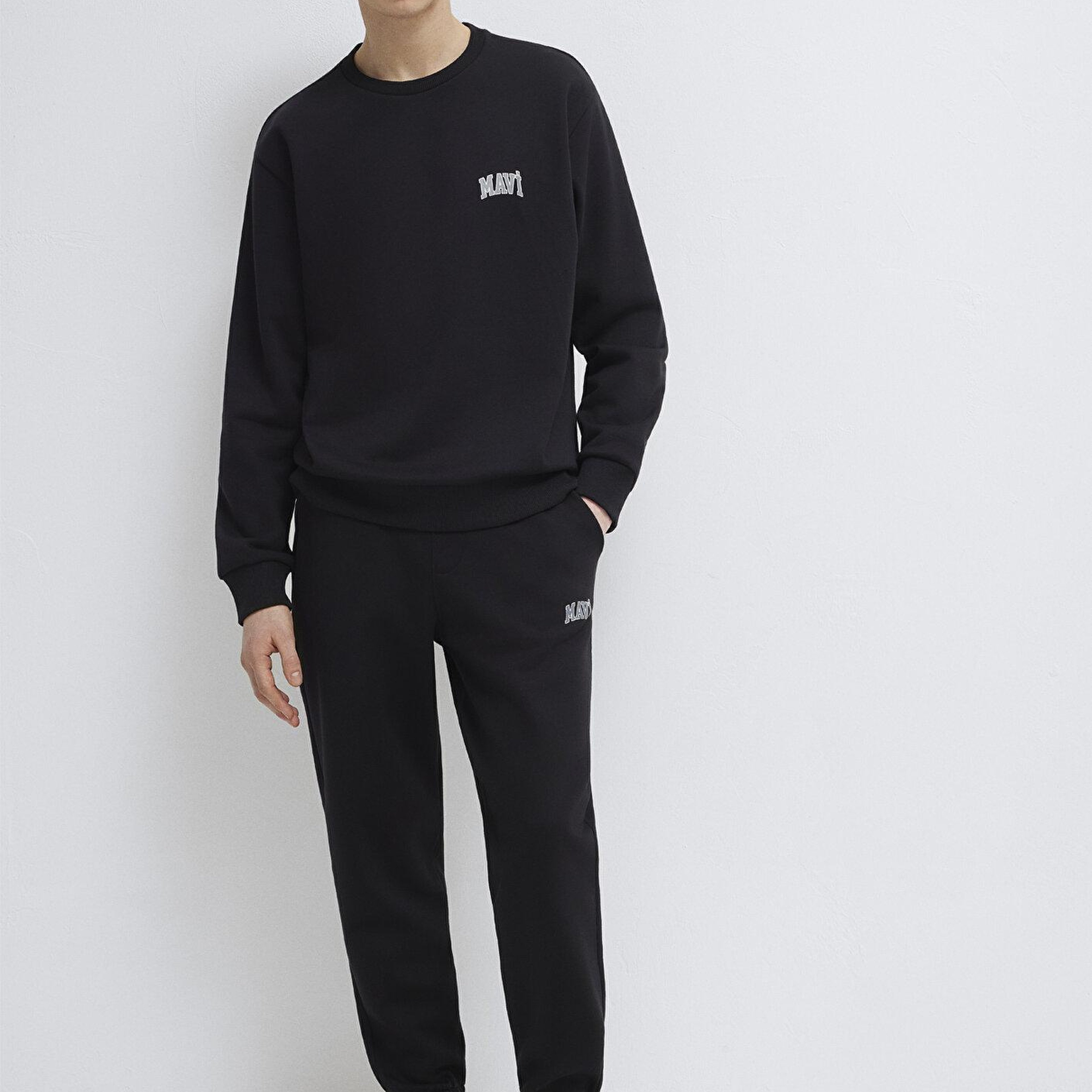 Mavi Mavi Logo Baskılı Siyah Sweatshirt 0611716-900