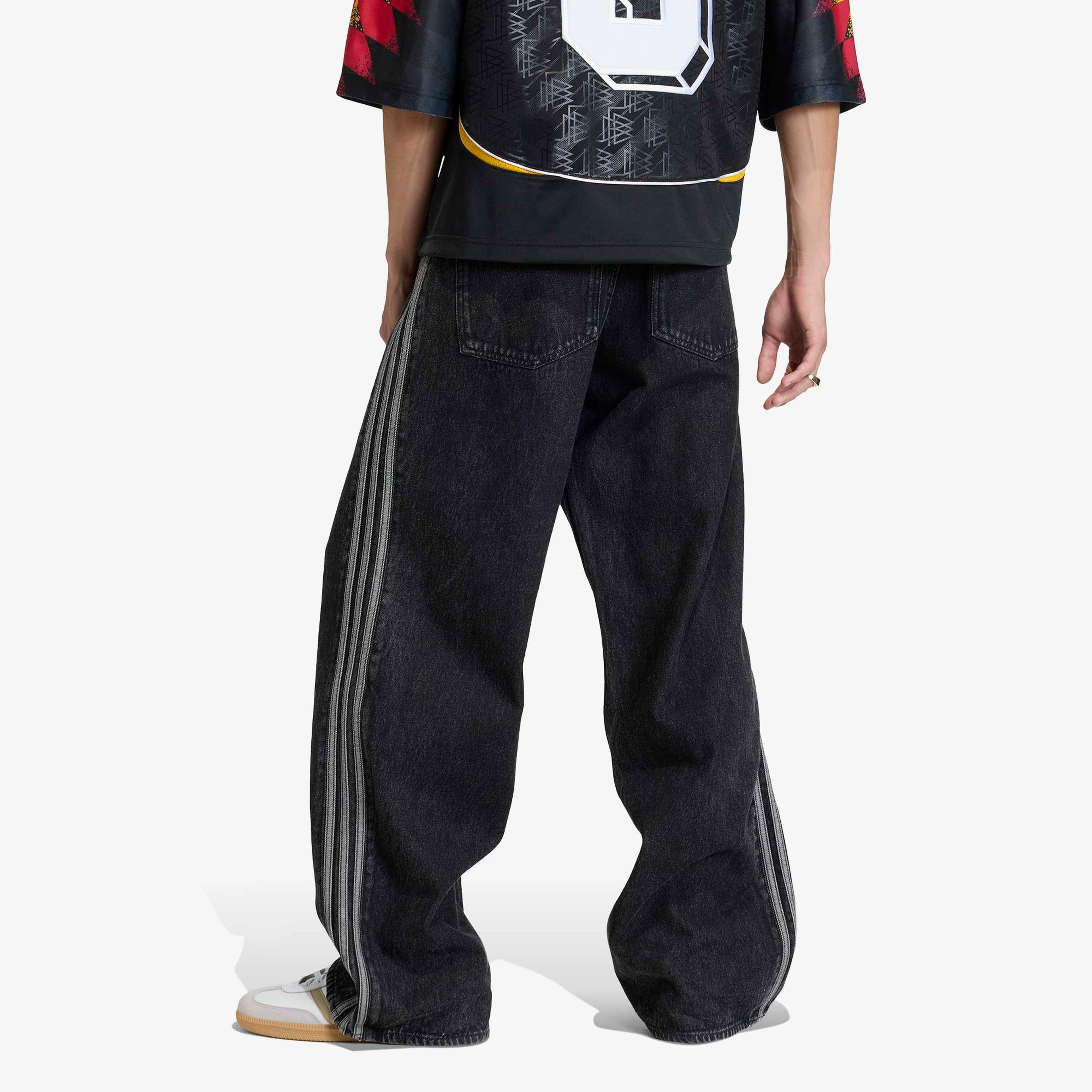 adidas Firebird Jeans Erkek Siyah Pantolon