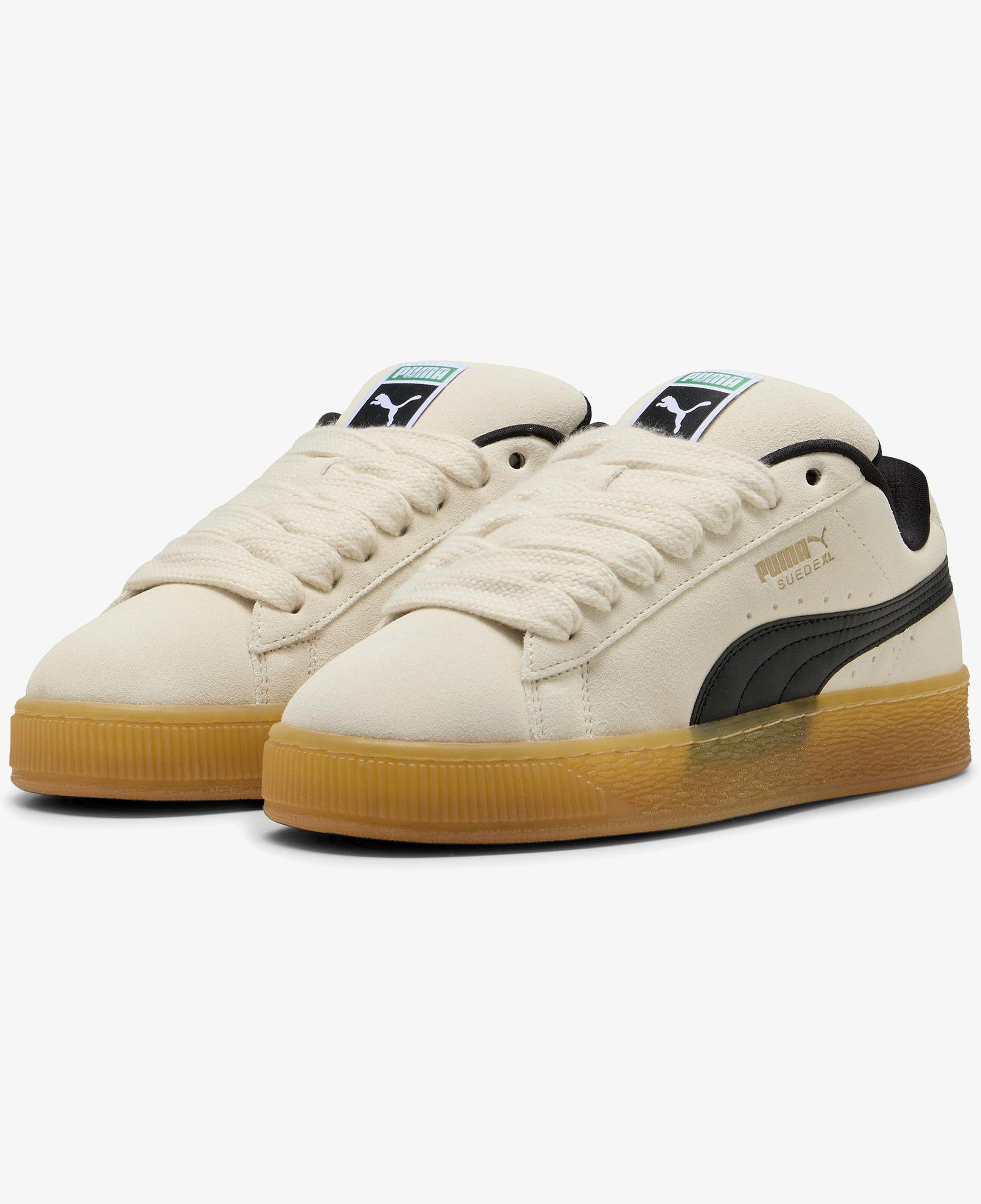 Puma Suede Xl Dark Risk Unisex Krem Spor Ayakkabı