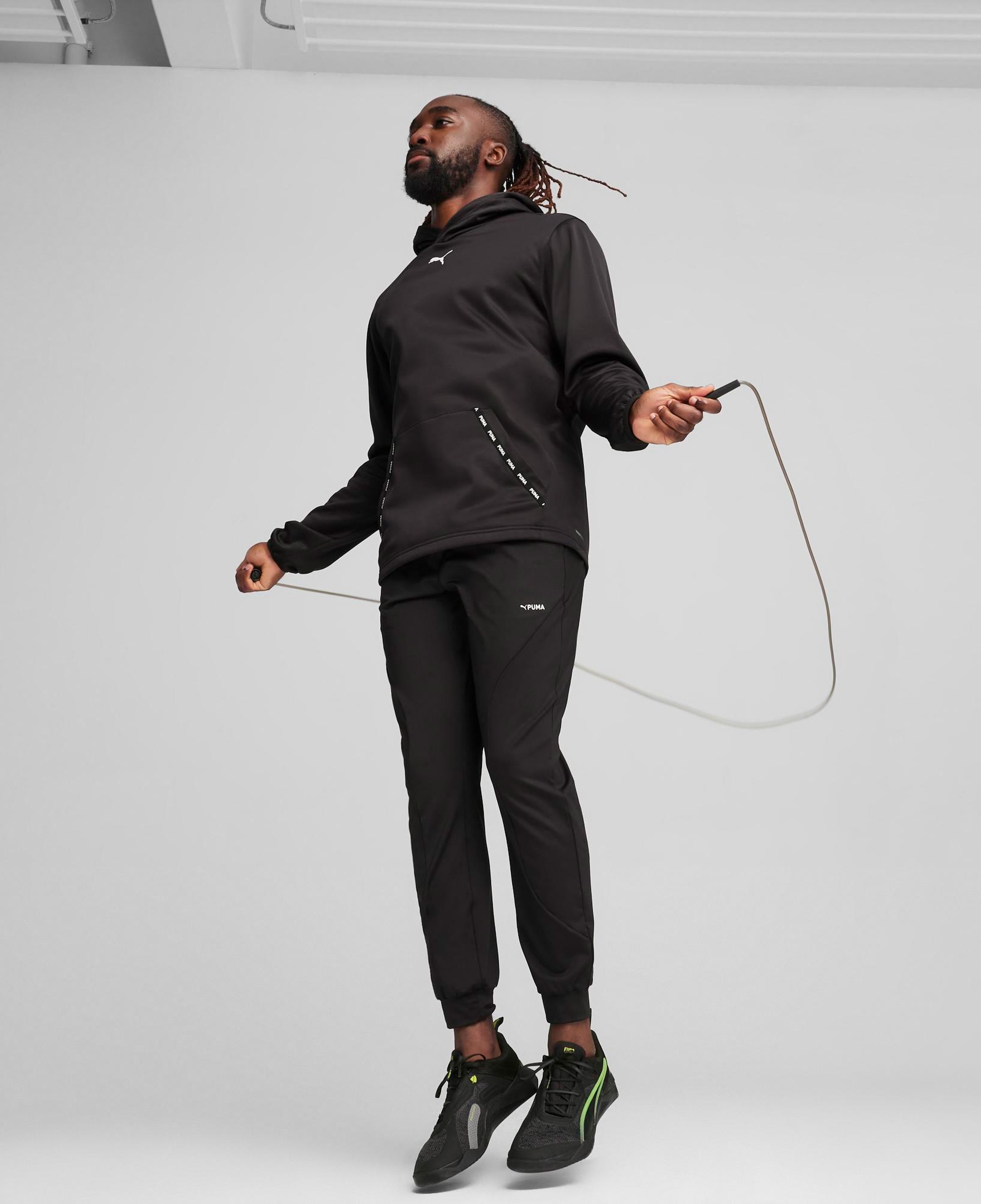 Puma FIT Power Fleece Erkek Siyah Günlük Sweatshirt