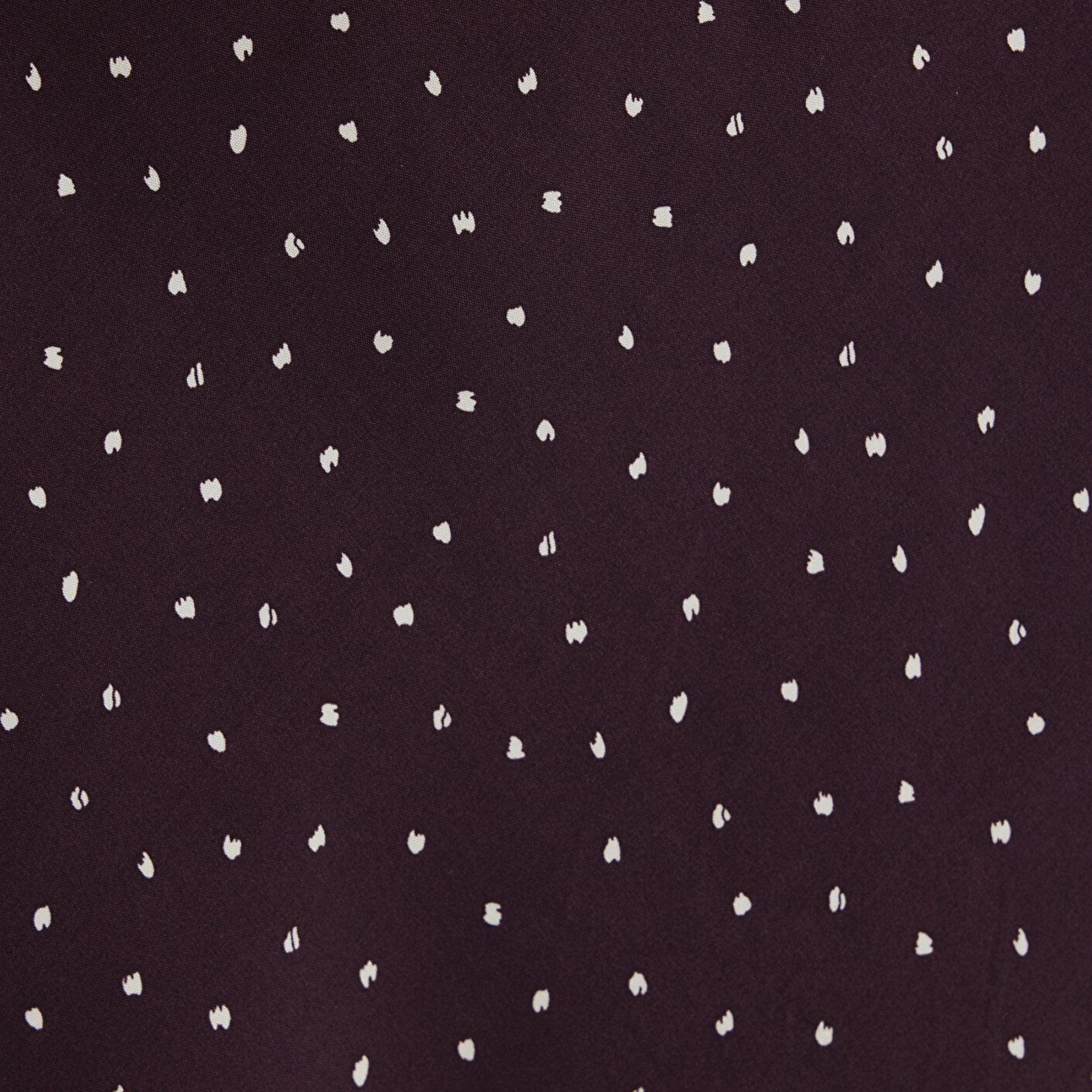 Mavi Baskılı Bordo Midi Etek 1310583-91476