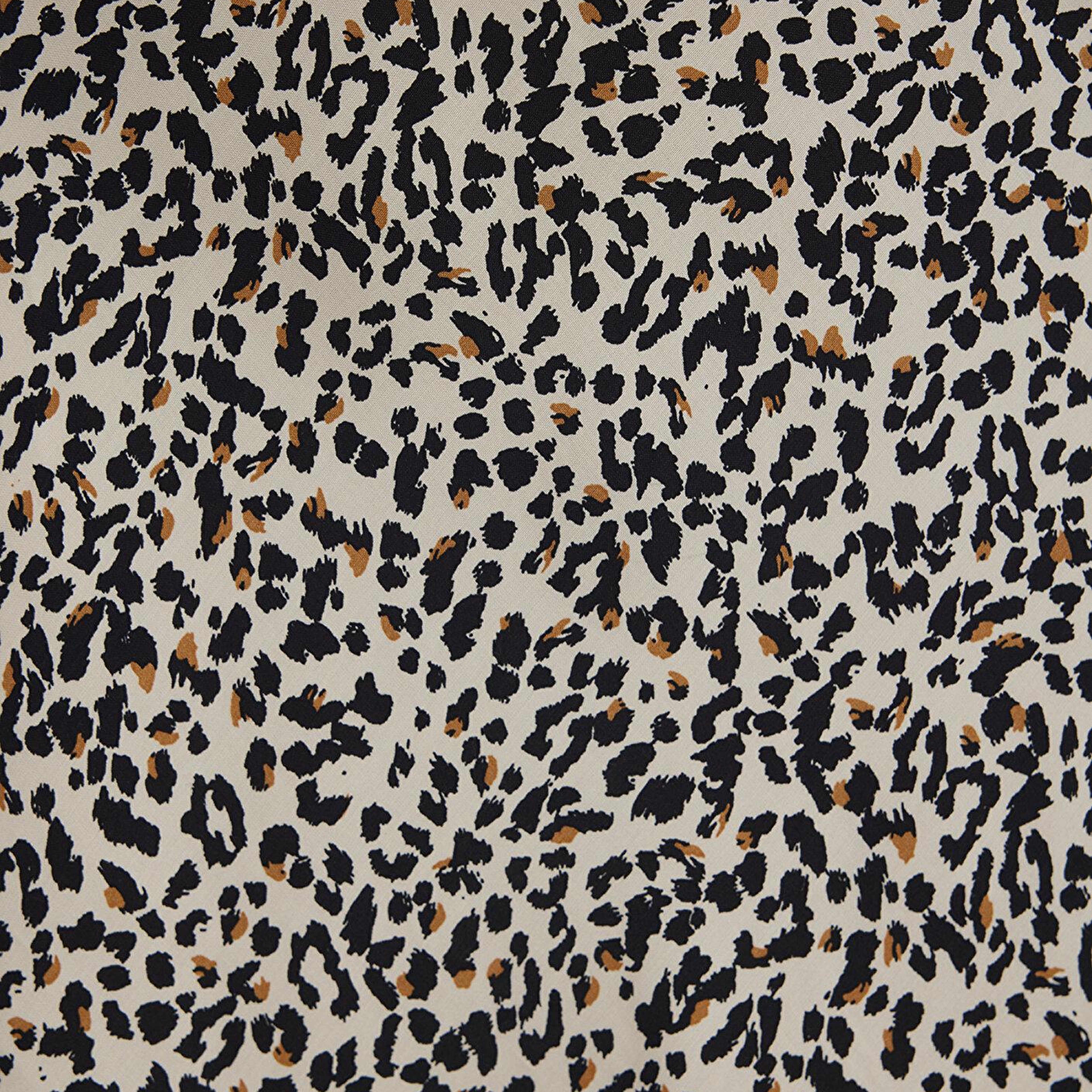 Mavi Baskılı Ekru Midi Etek 1310583-91477