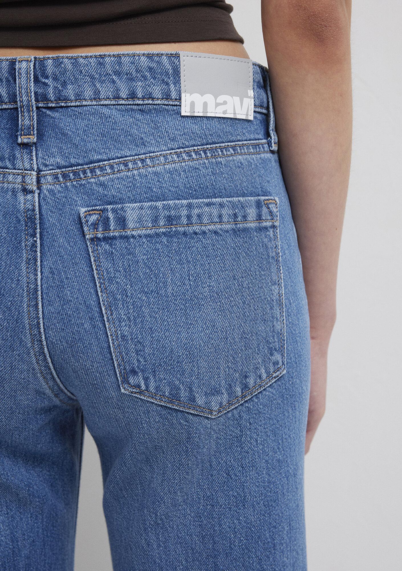 Mavi Grace Iconic Gölgeli Indigo Mavisi Jean Pantolon 1018584-A1600