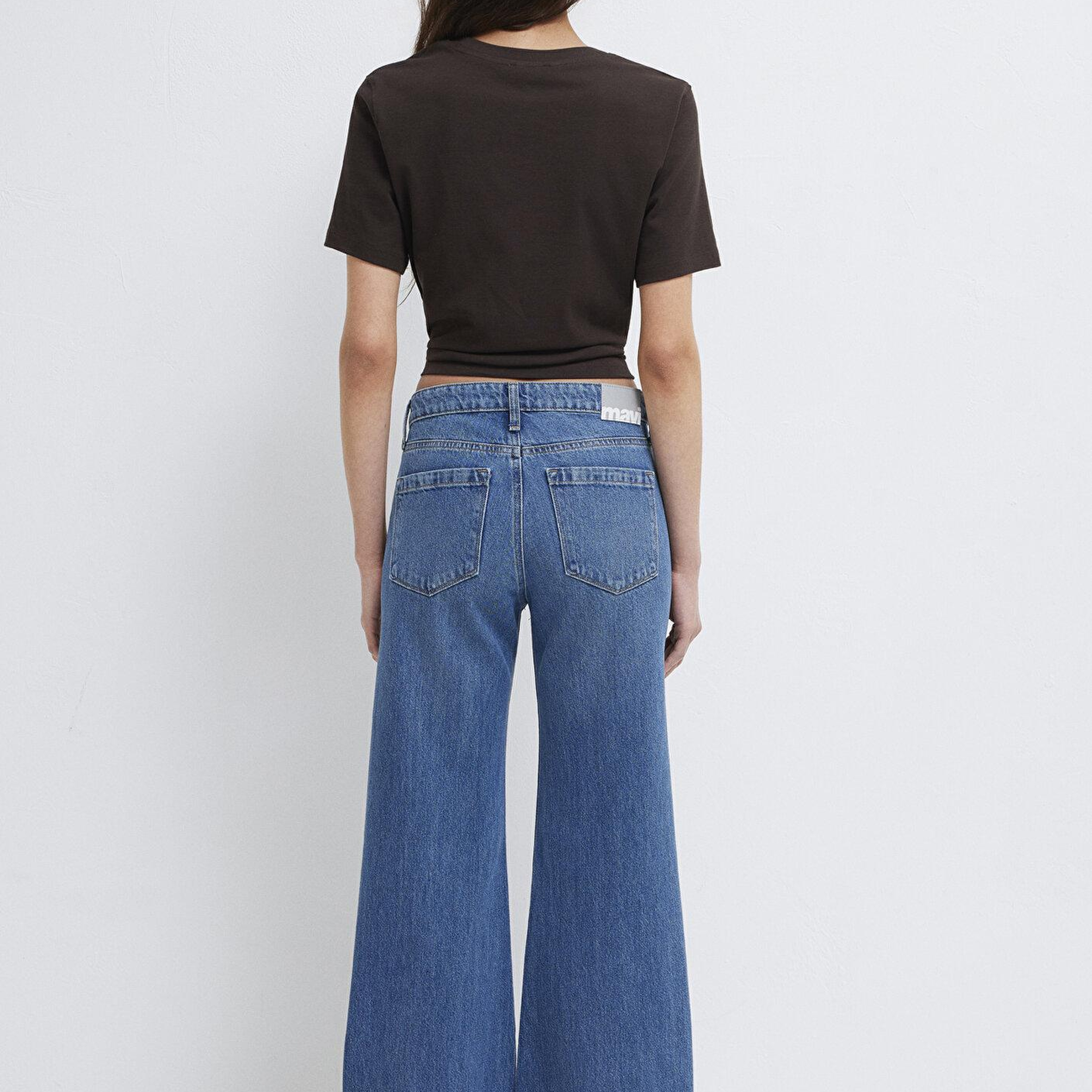 Mavi Grace Iconic Gölgeli Indigo Mavisi Jean Pantolon 1018584-A1600