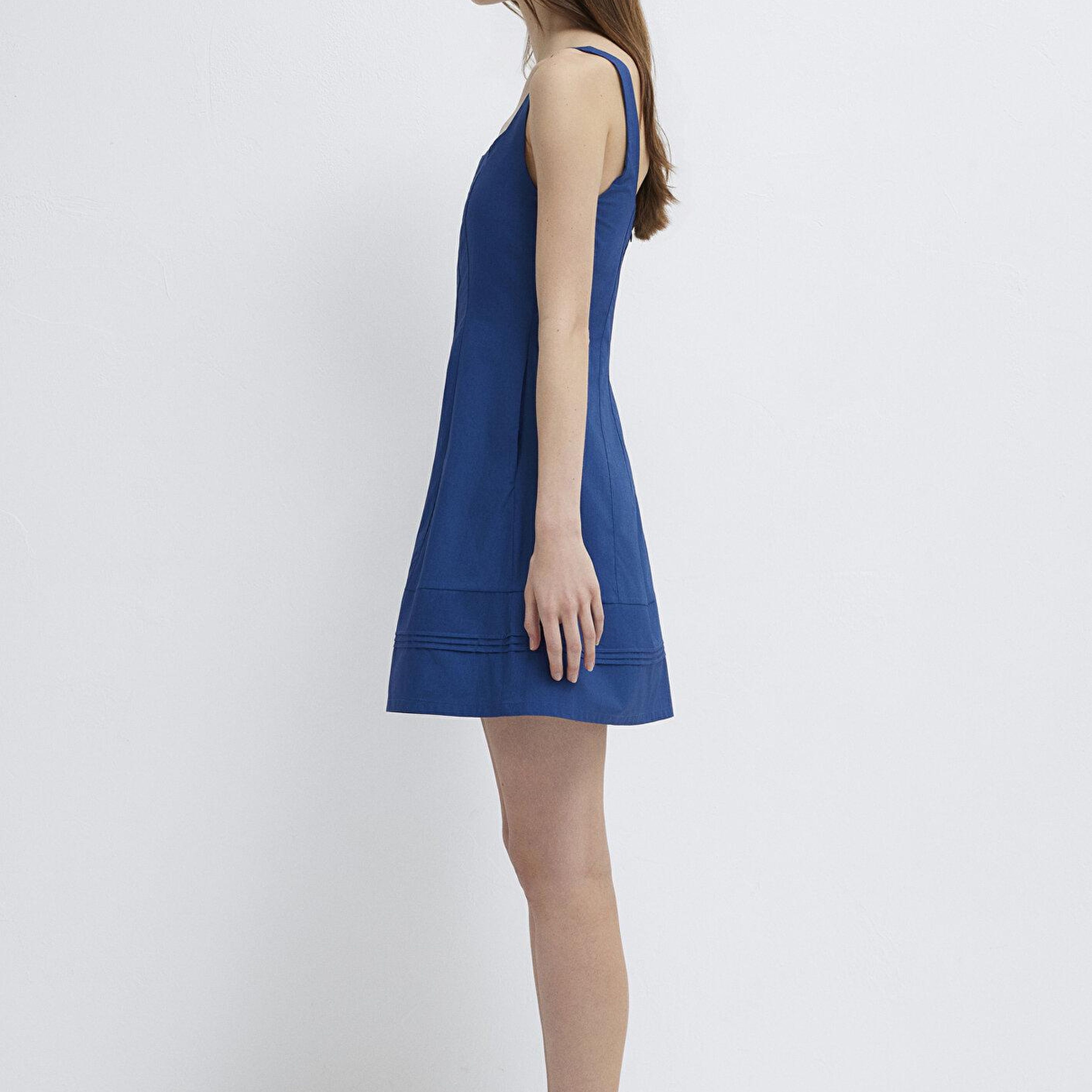 Mavi Lacivert Kısa Elbise 1310810-82625