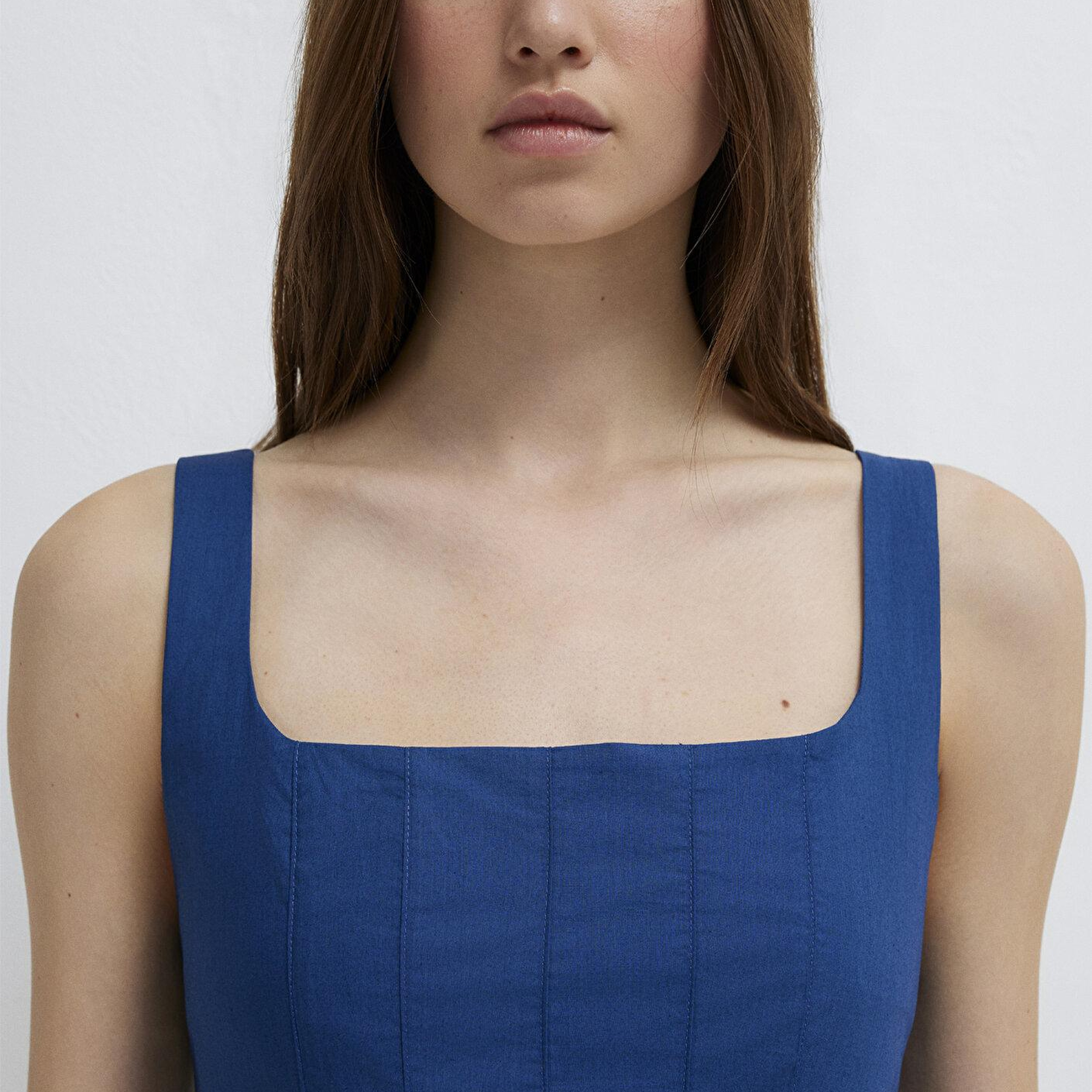 Mavi Lacivert Kısa Elbise 1310810-82625