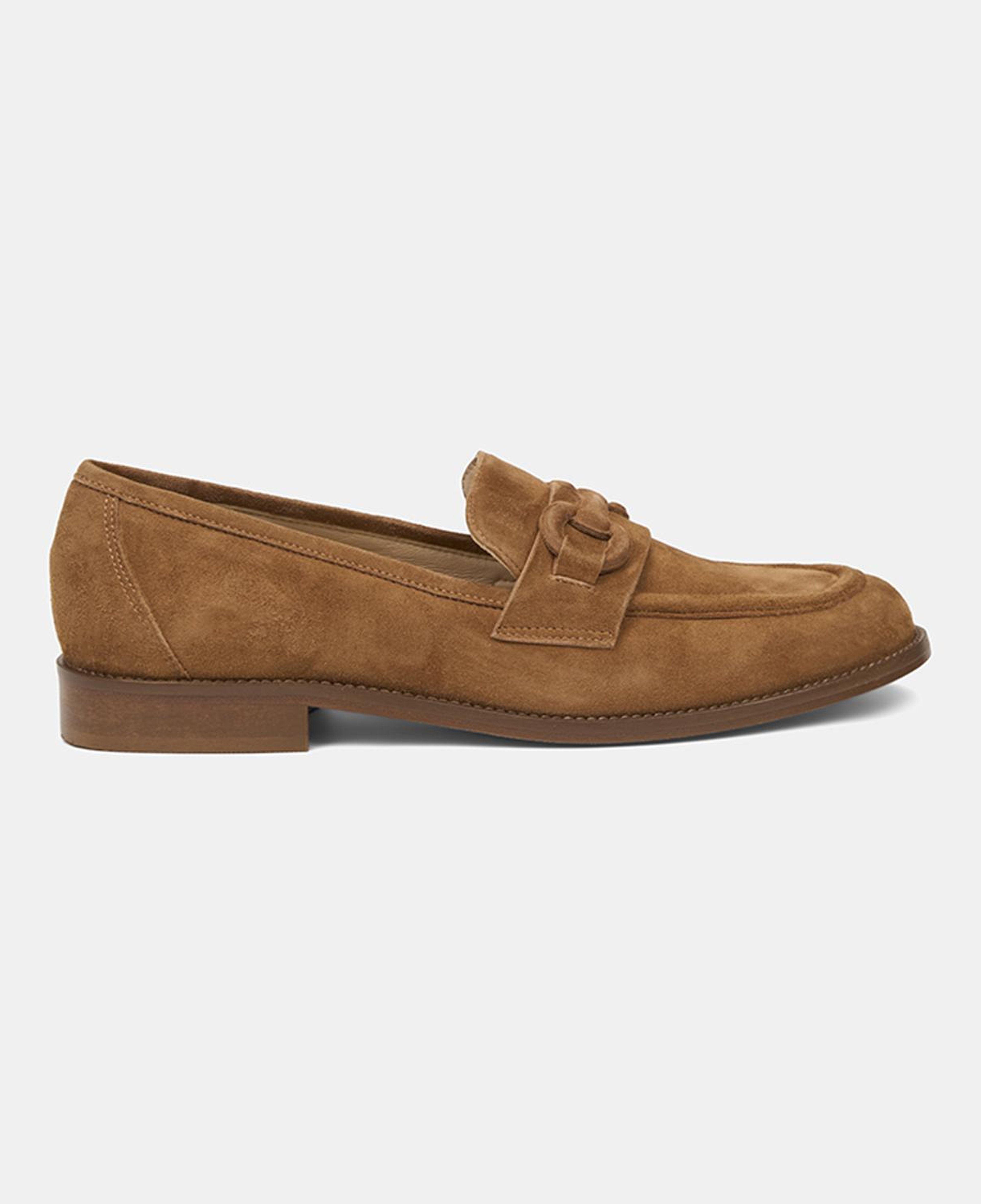 Luca Grossi Taba Klasik Süet Deri Loafer