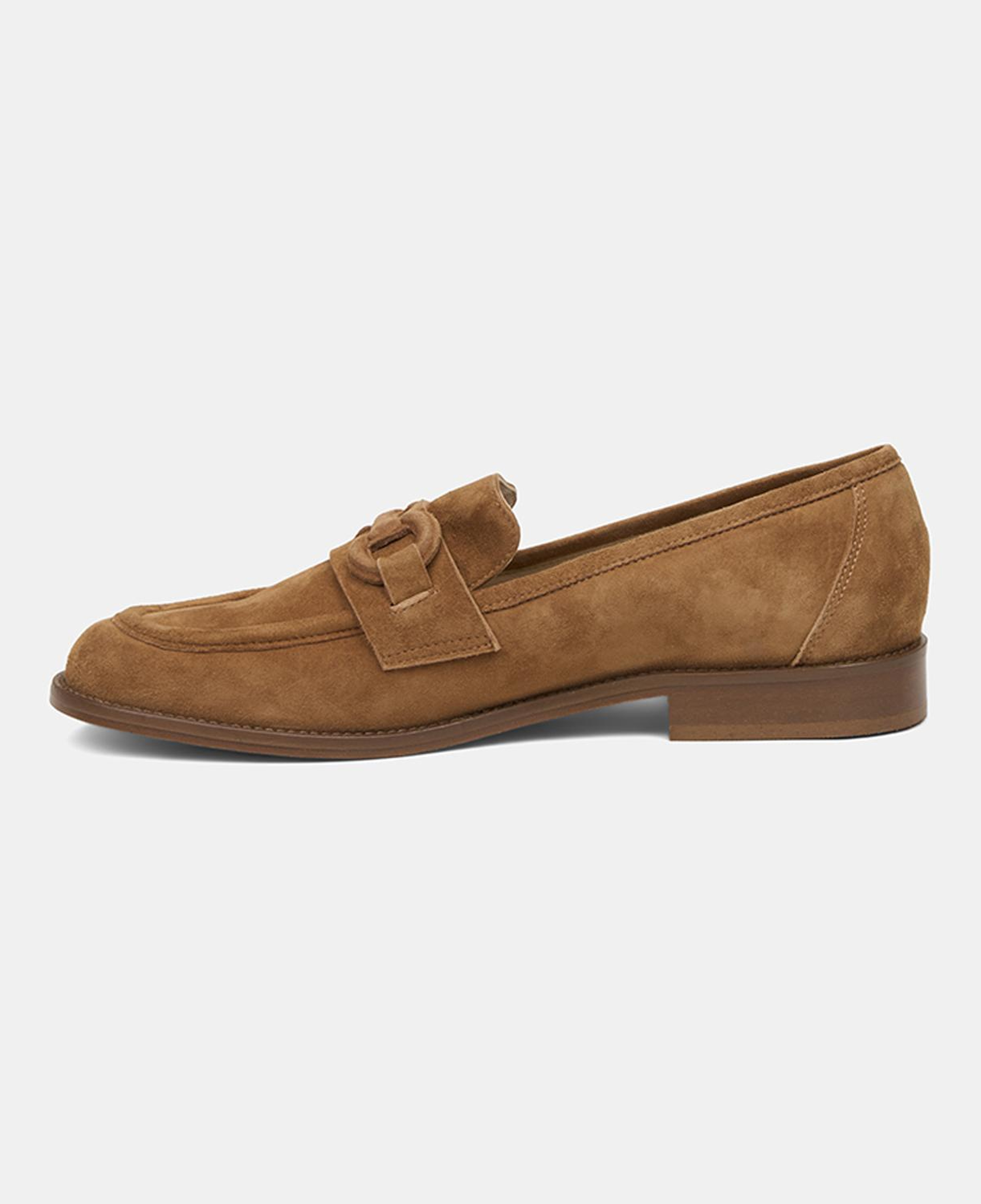 Luca Grossi Taba Klasik Süet Deri Loafer