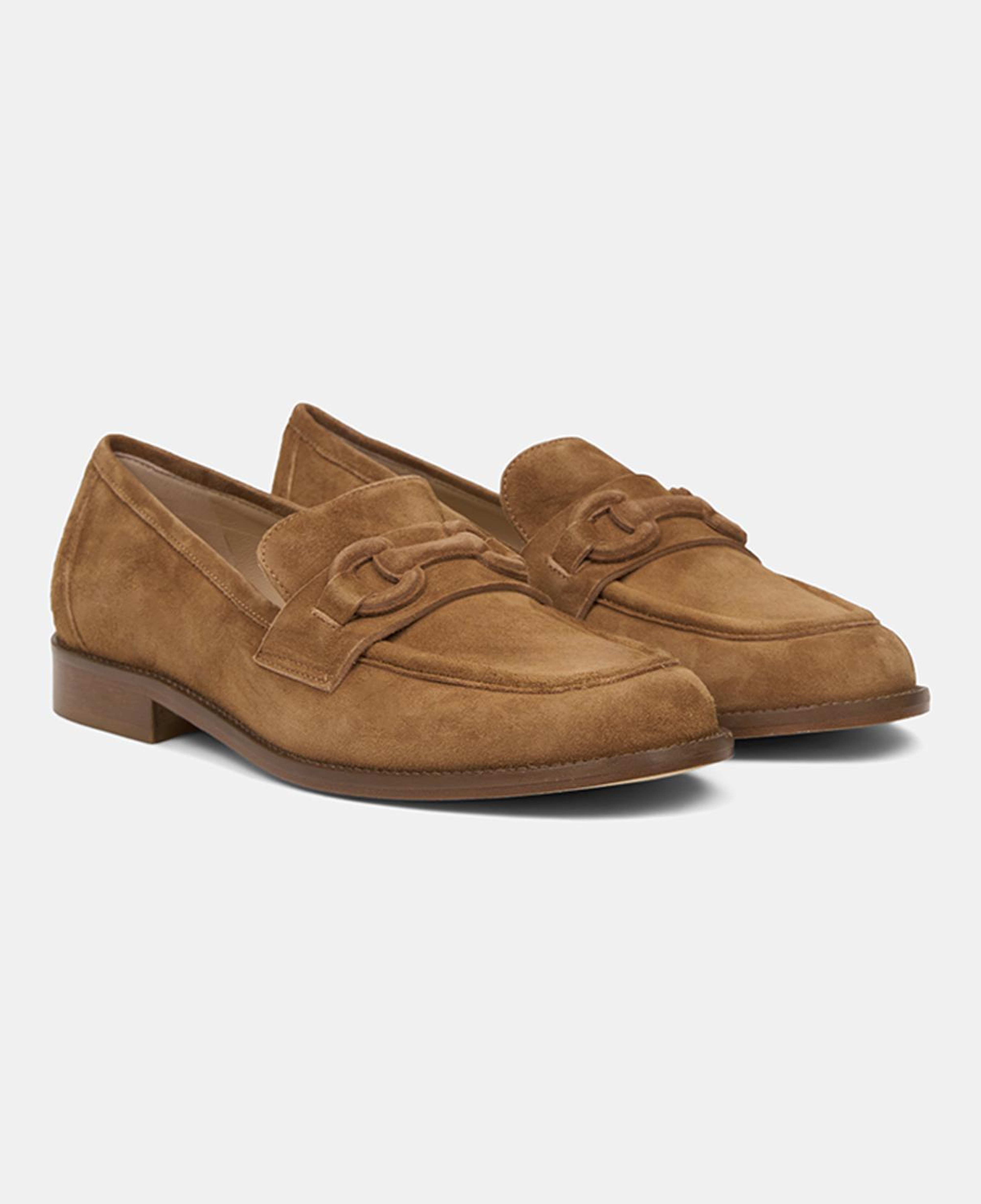 Luca Grossi Taba Klasik Süet Deri Loafer