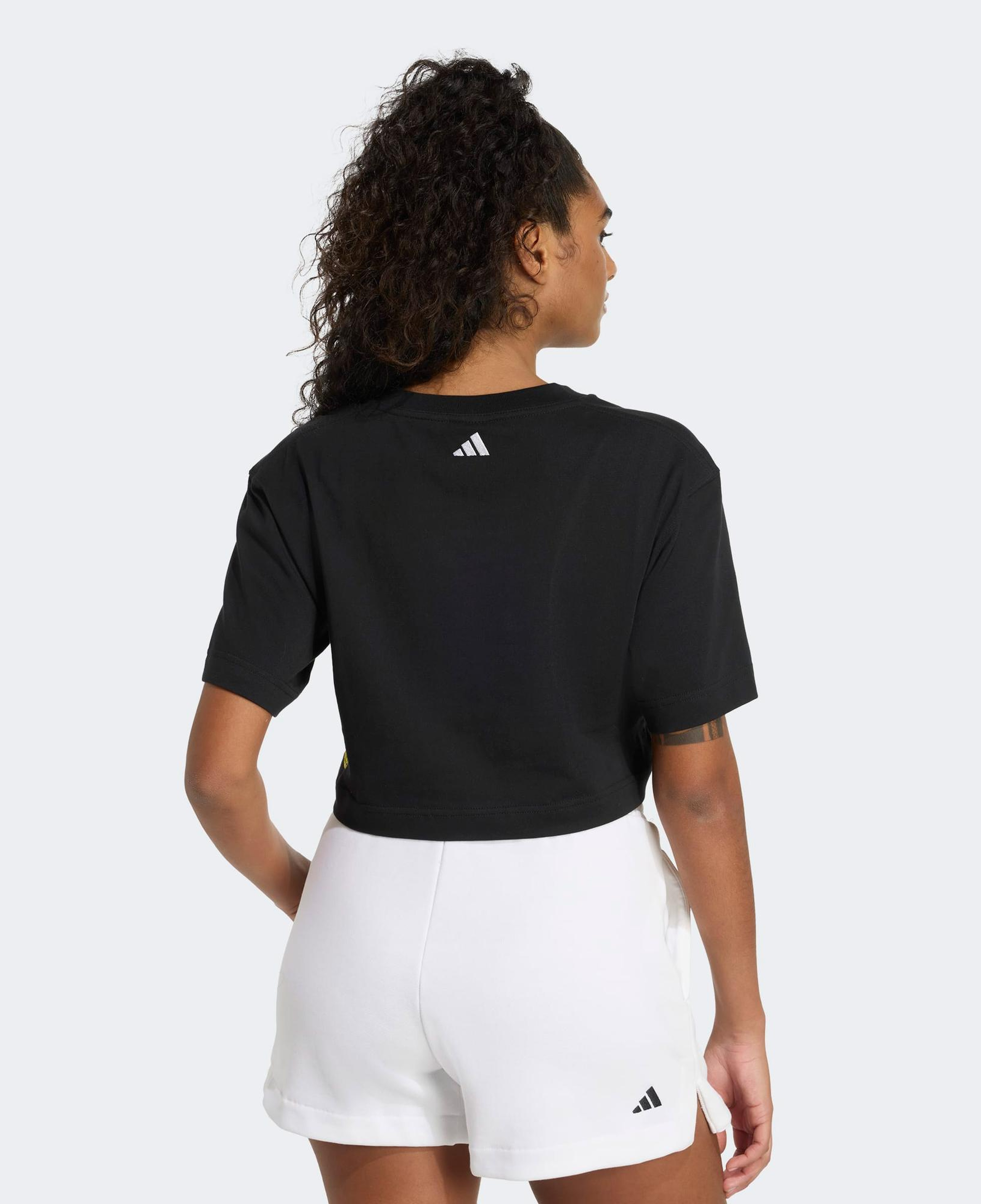 adidas Fortnite Crop Kadın Siyah T-Shirt