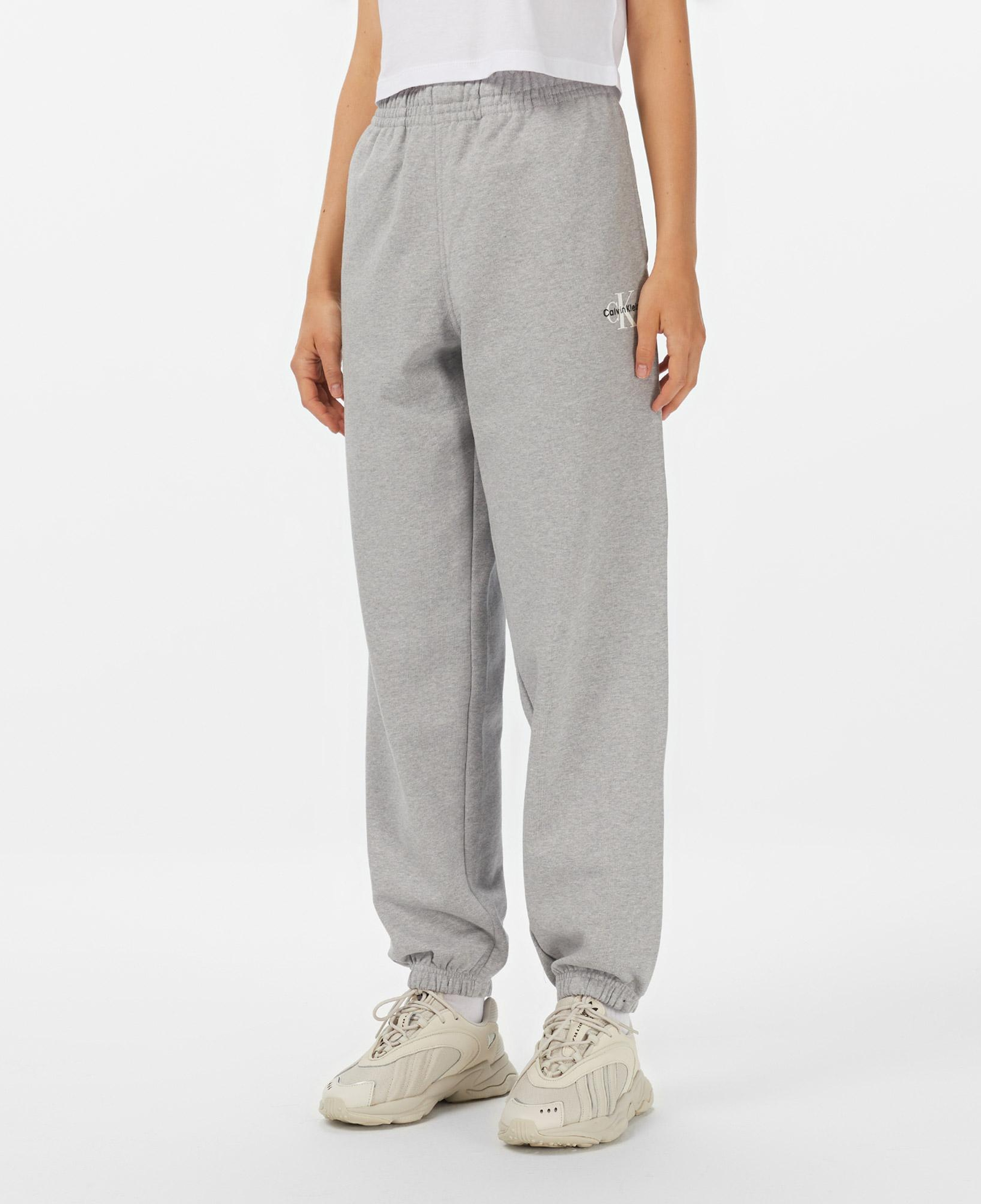 Calvin Klein Monologo French Terry Jogger Kadın Gri Eşofman Altı