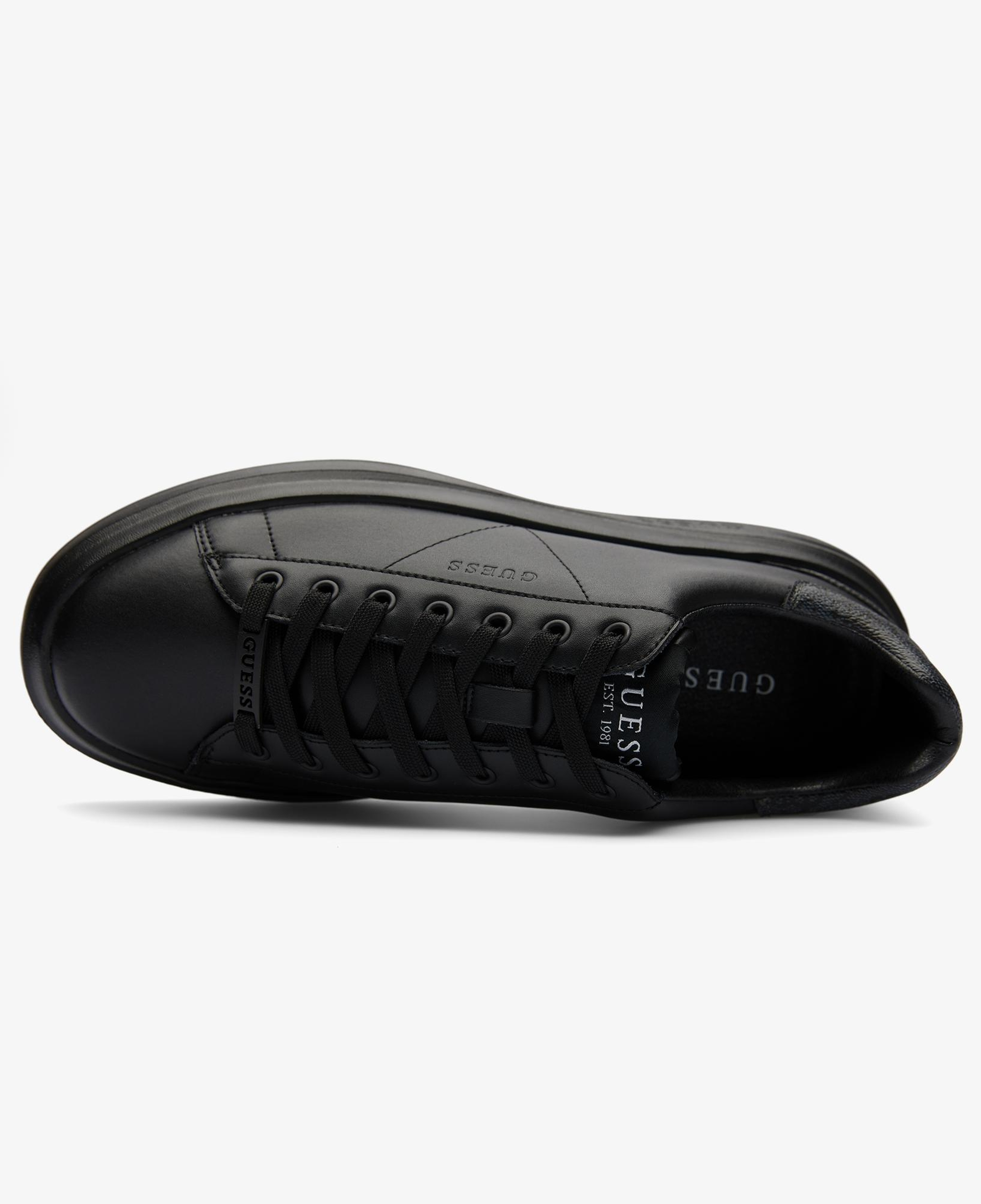 Guess Elba Leather Erkek Siyah Sneaker