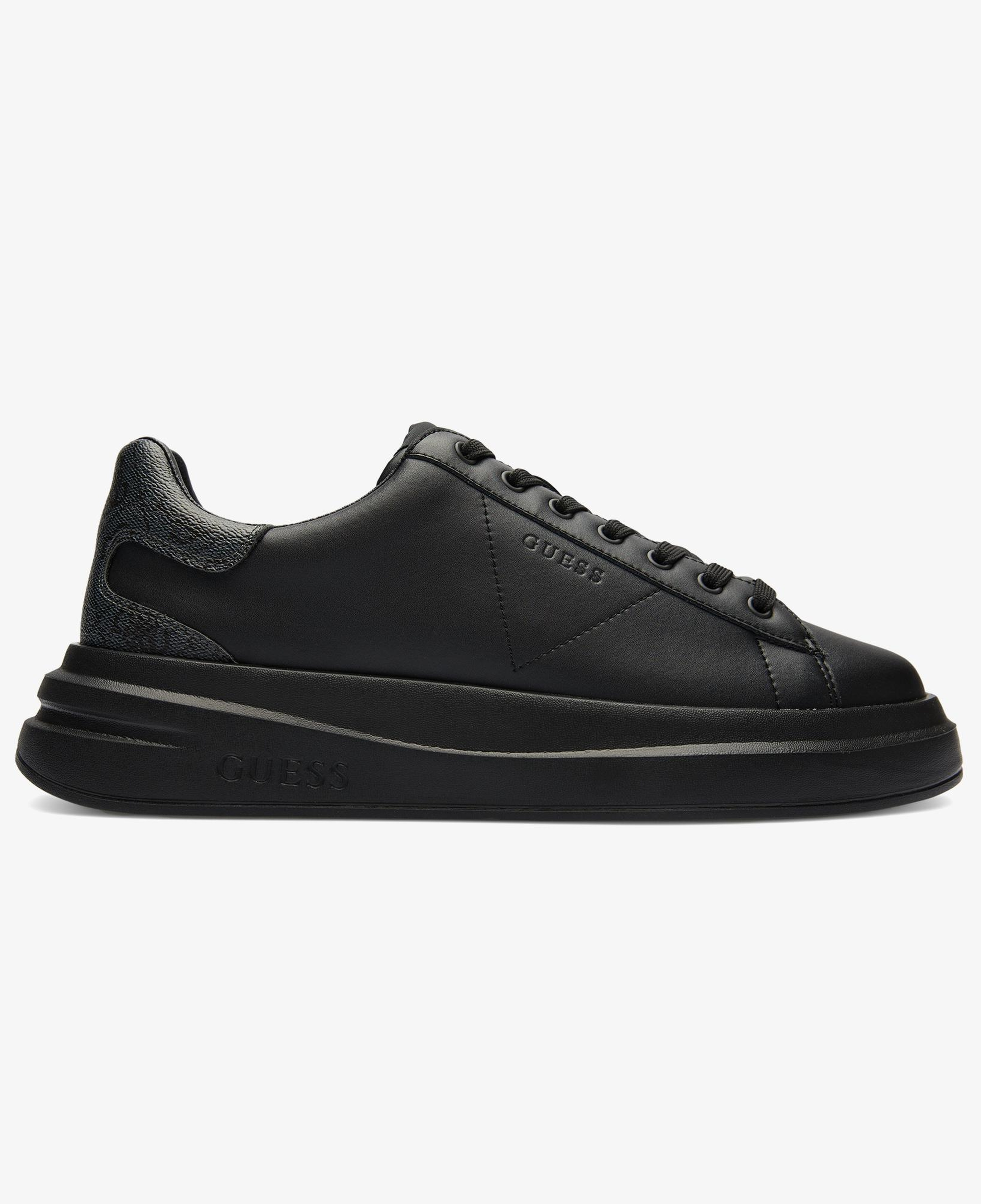 Guess Elba Leather Erkek Siyah Sneaker