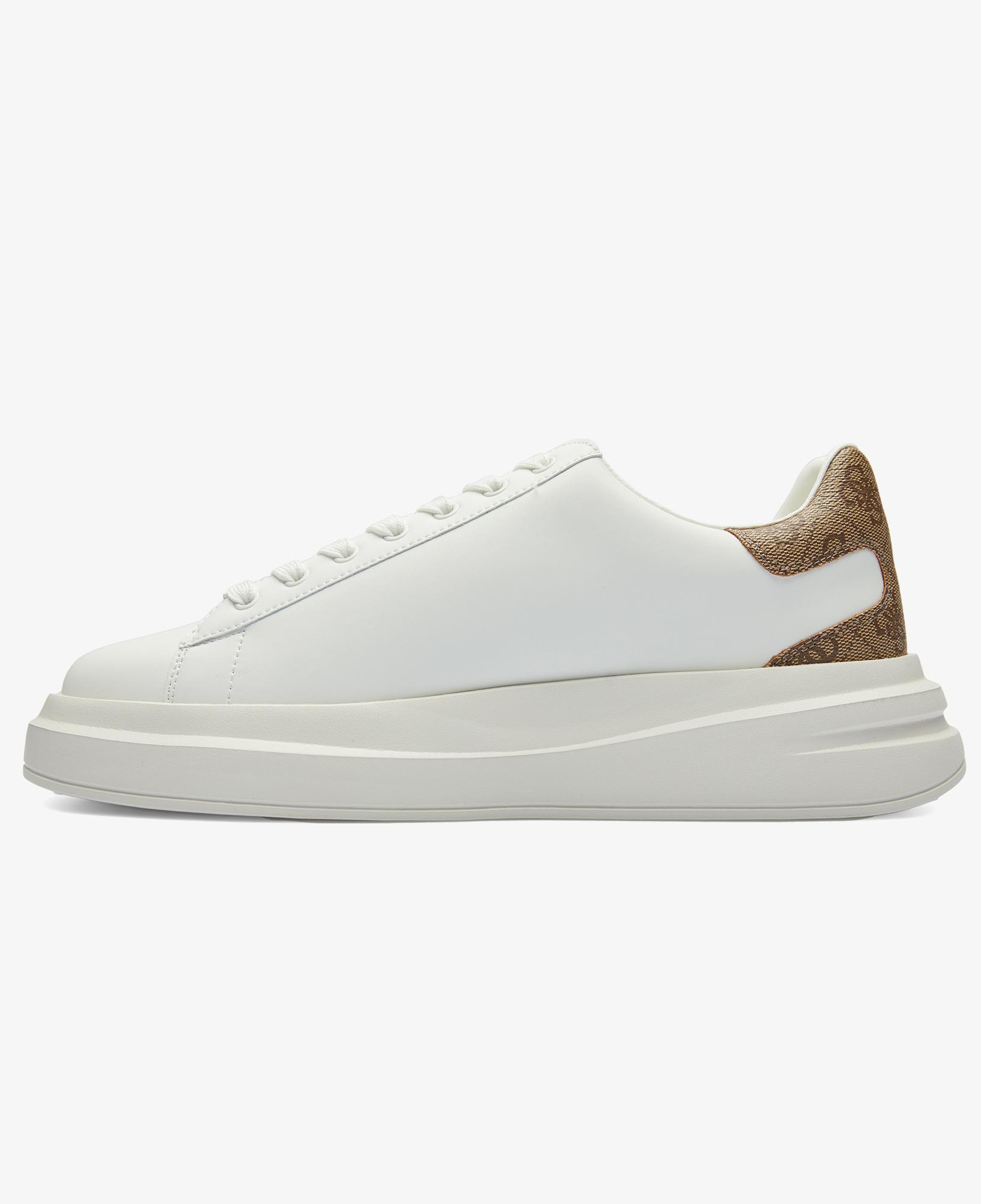 Guess Elba Leather Erkek Beyaz Sneaker