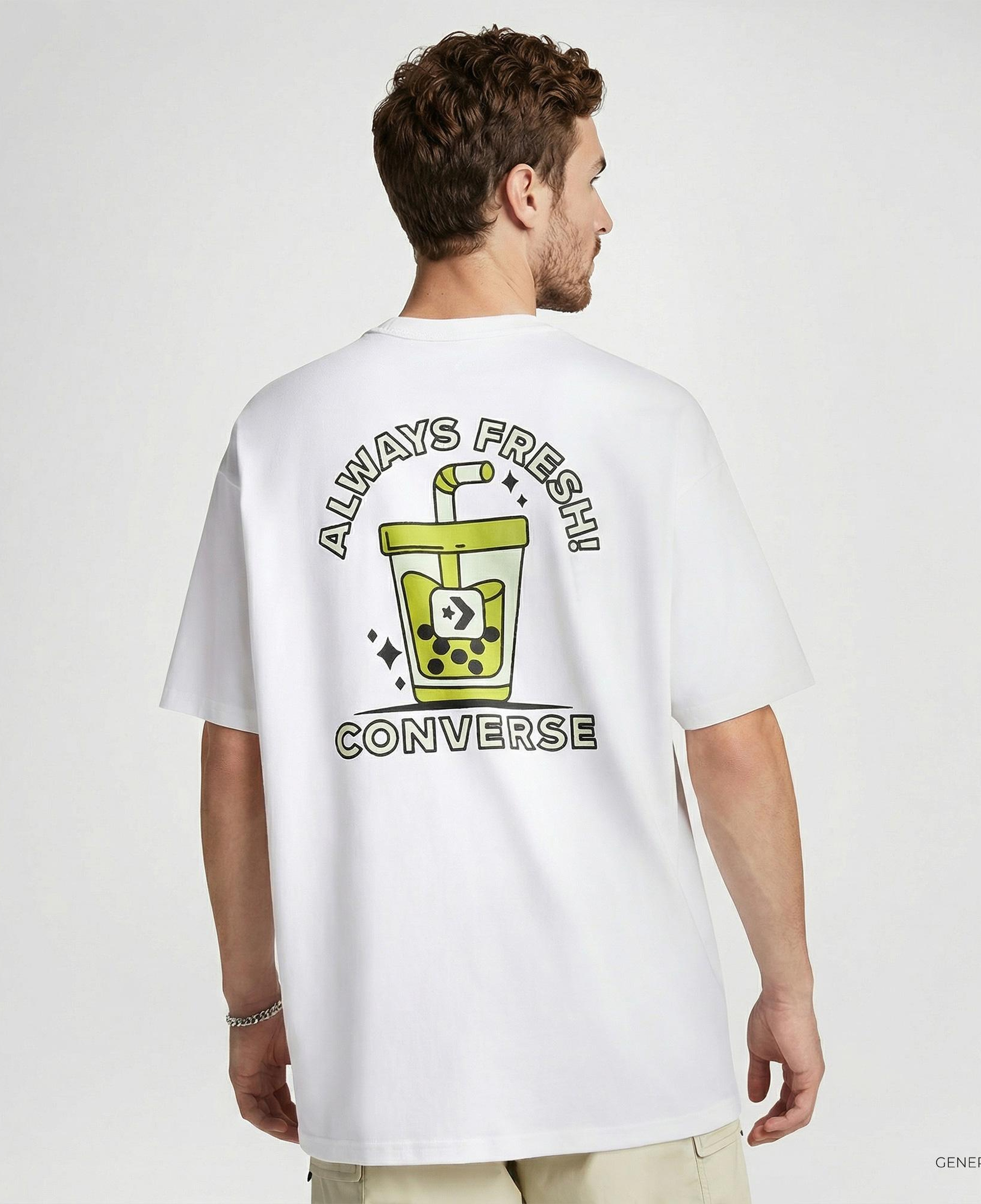 Converse Erkek Beyaz T-Shirt