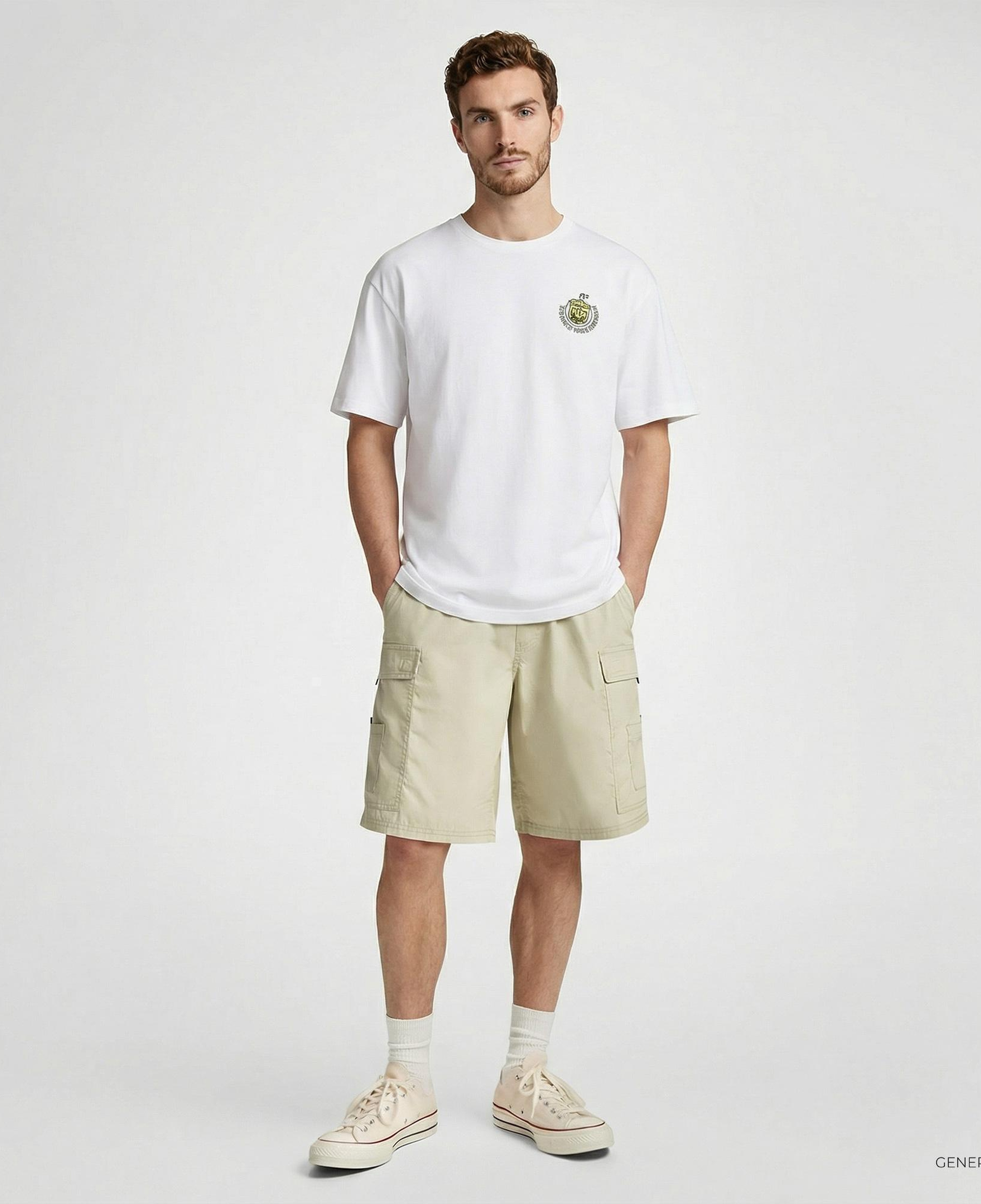 Converse Erkek Beyaz T-Shirt