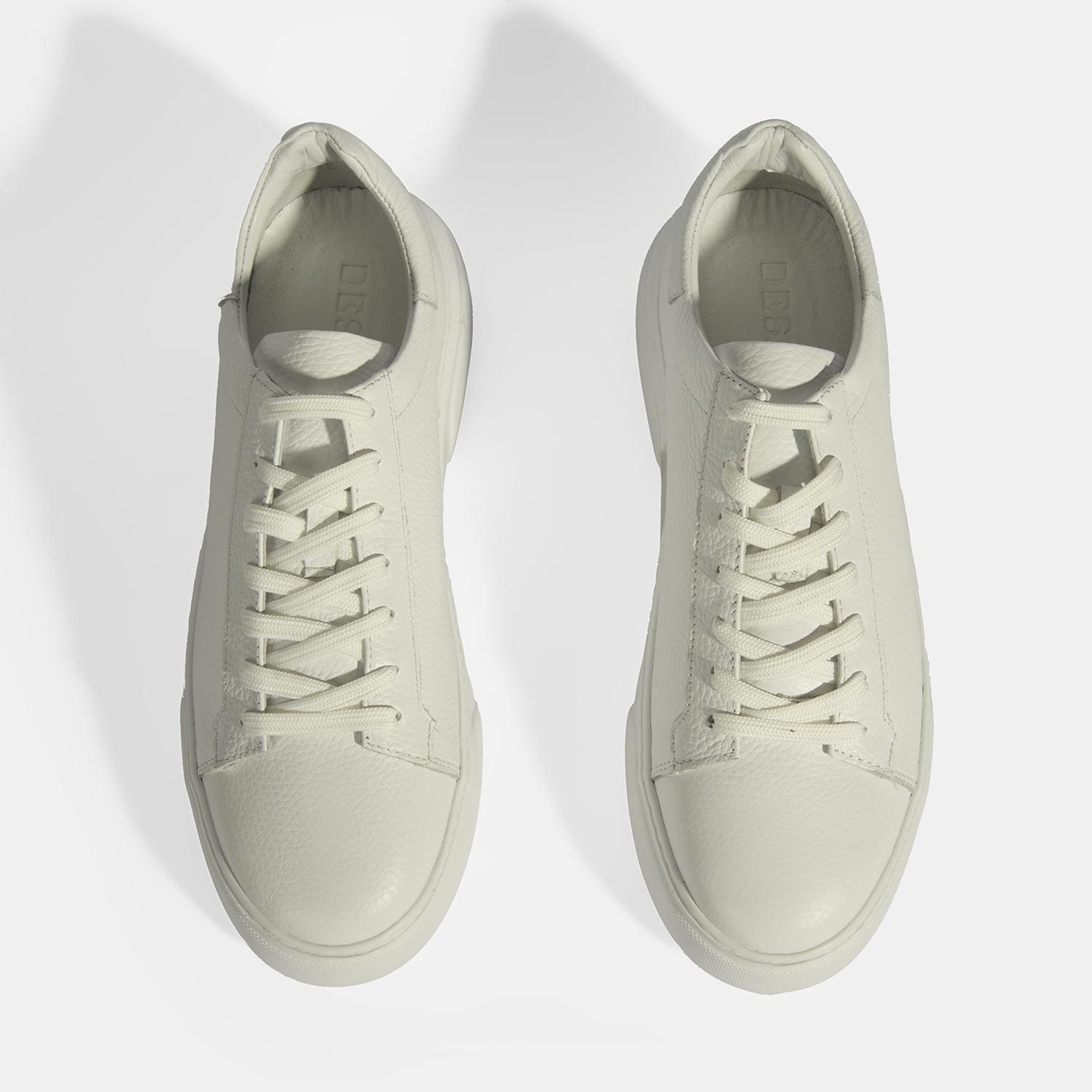 Reminya Beyaz Erkek Deri Bağcıklı Günlük Ayakkabı