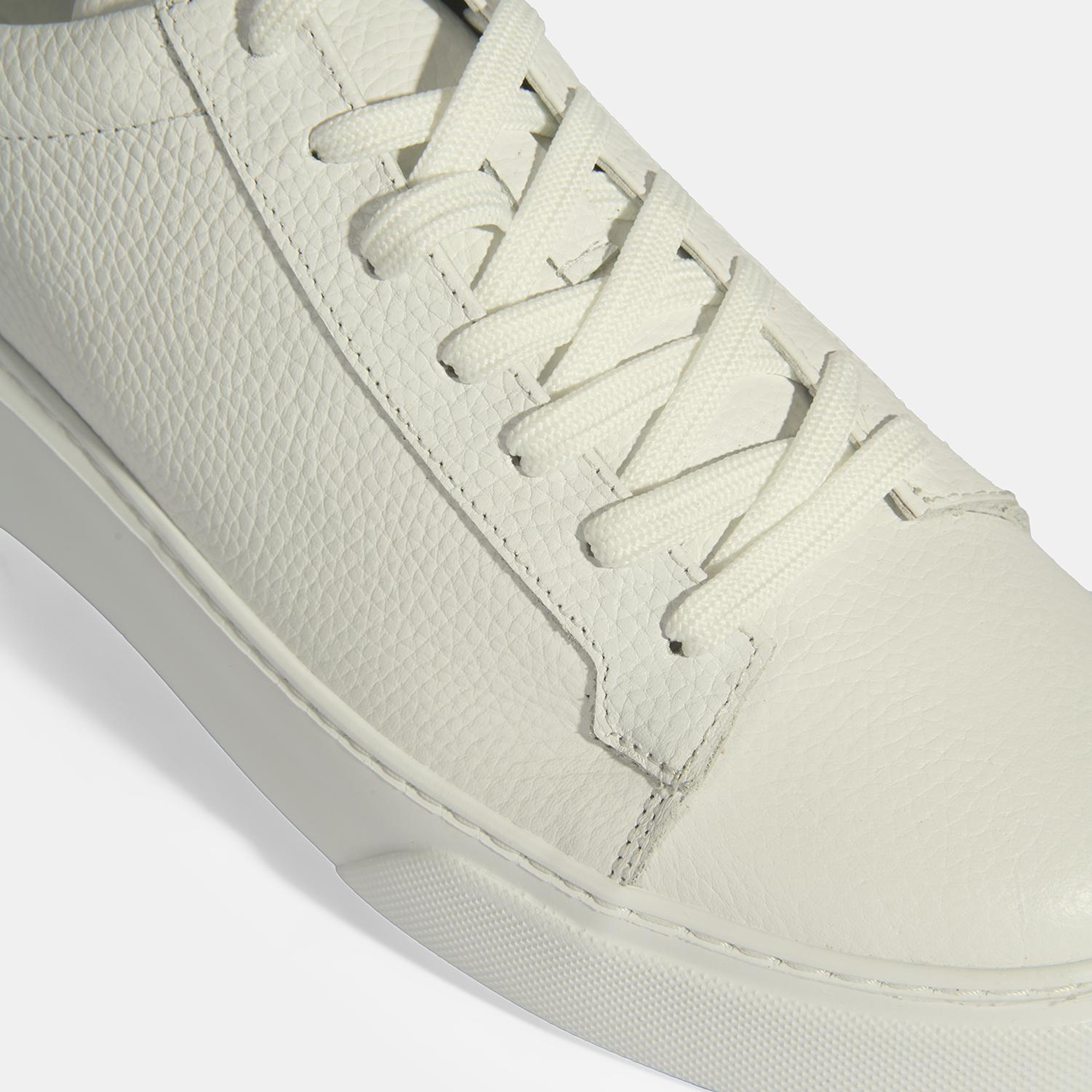 Reminya Beyaz Erkek Deri Bağcıklı Günlük Ayakkabı