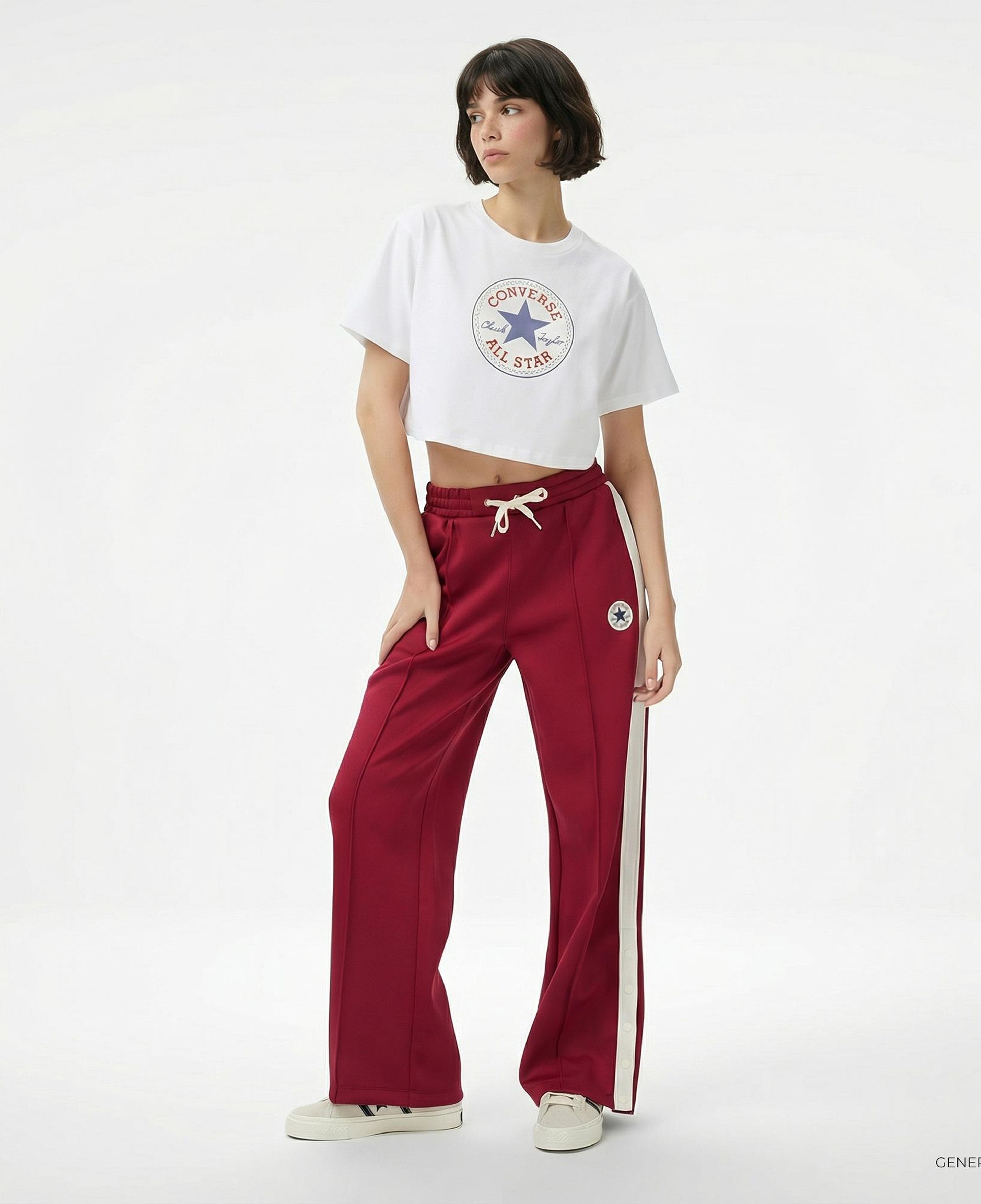 Converse Kadın Beyaz T-Shirt