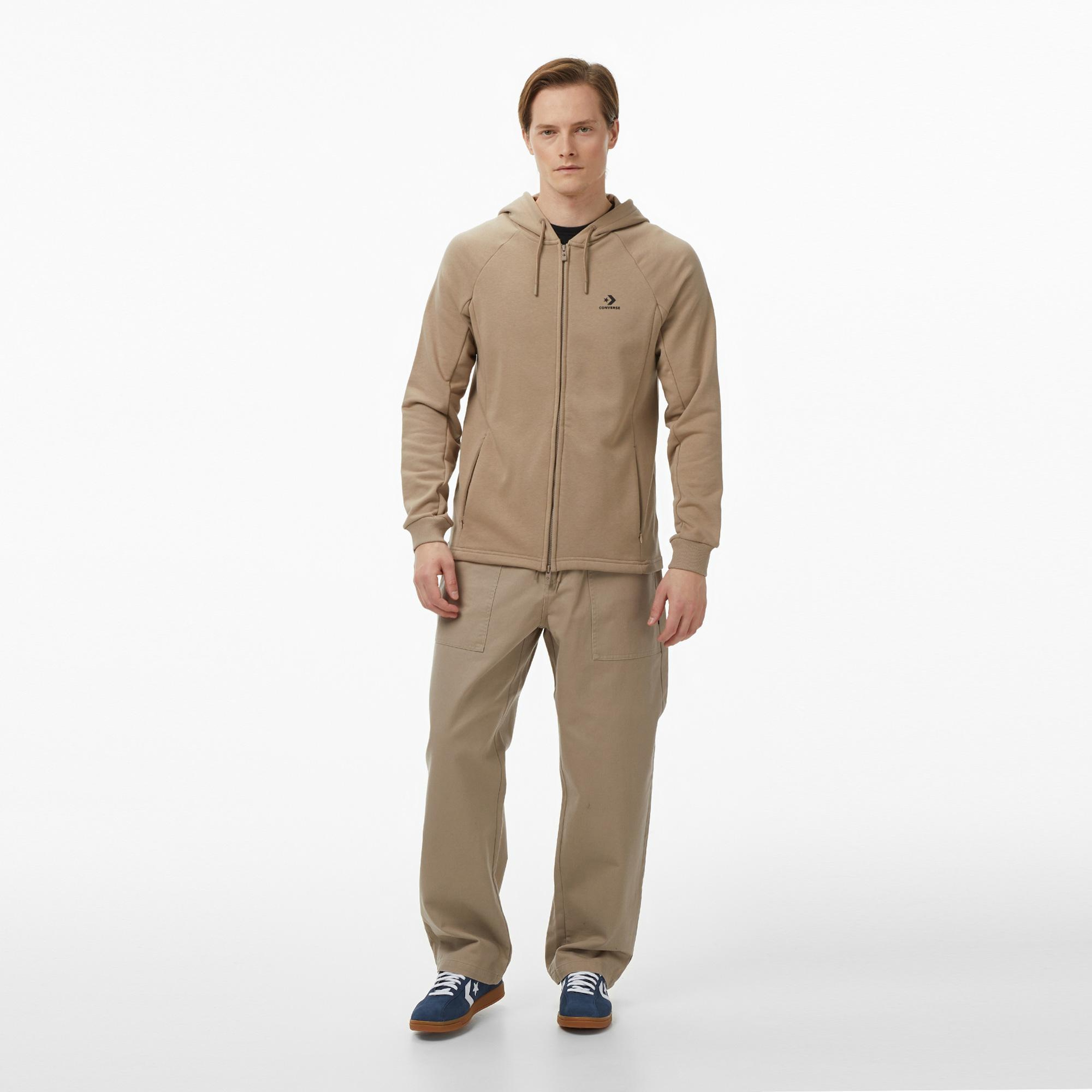 Converse Erkek Bej Sweatshirt