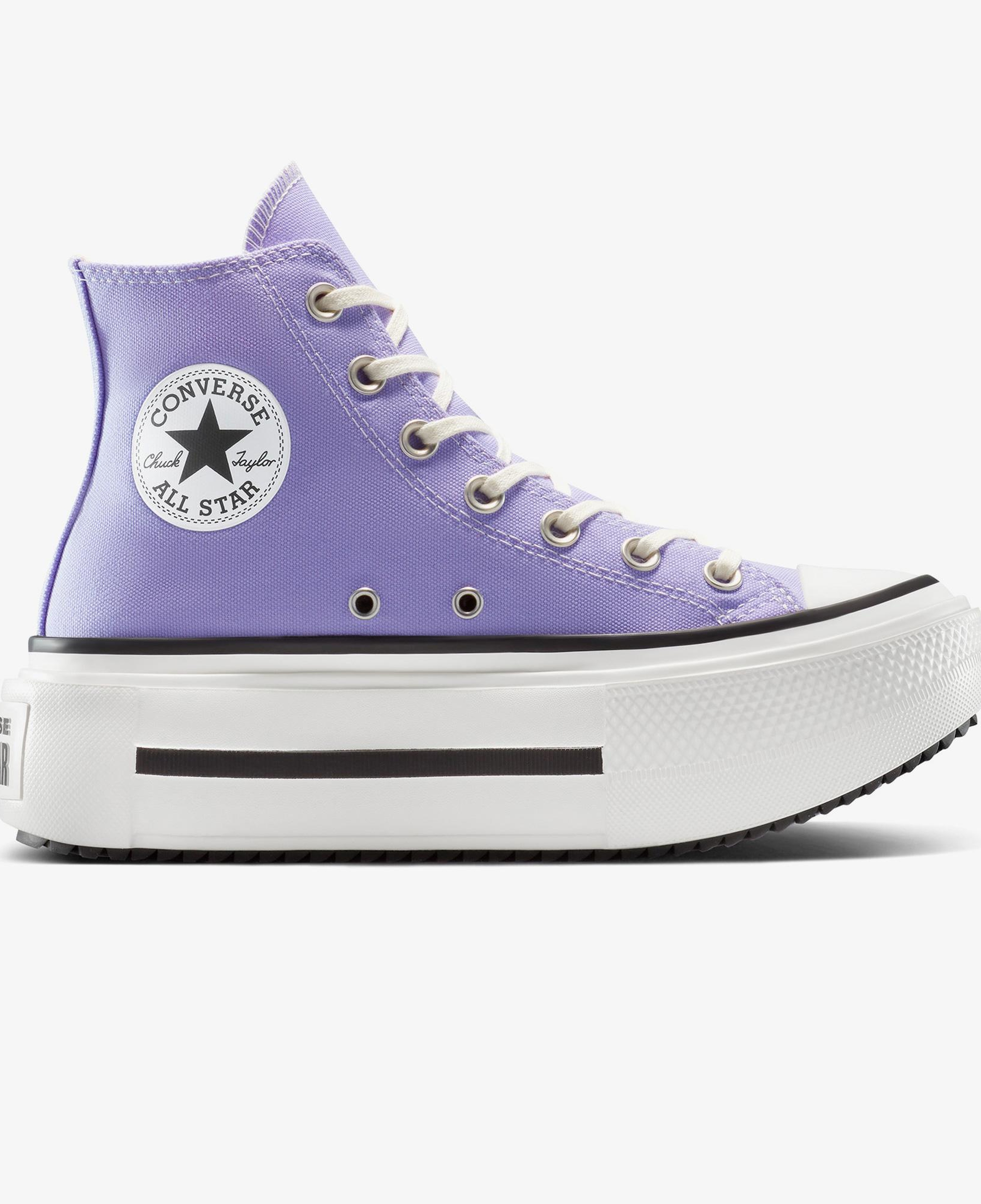 Converse Chuck Taylor All Star Lift Double Stack Unisex Mor Sneaker