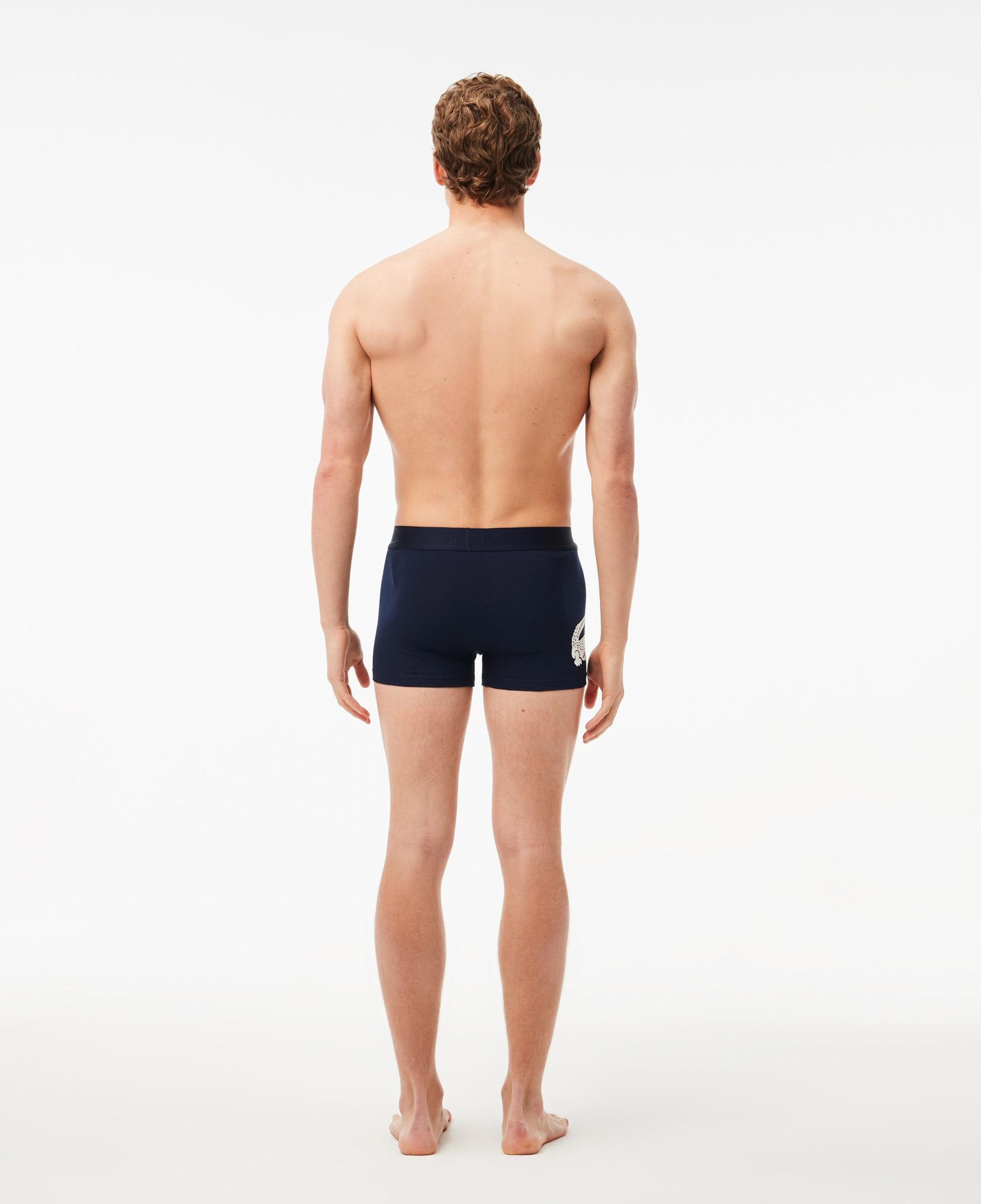 Lacoste Erkek 3'lü Lacivert Boxer