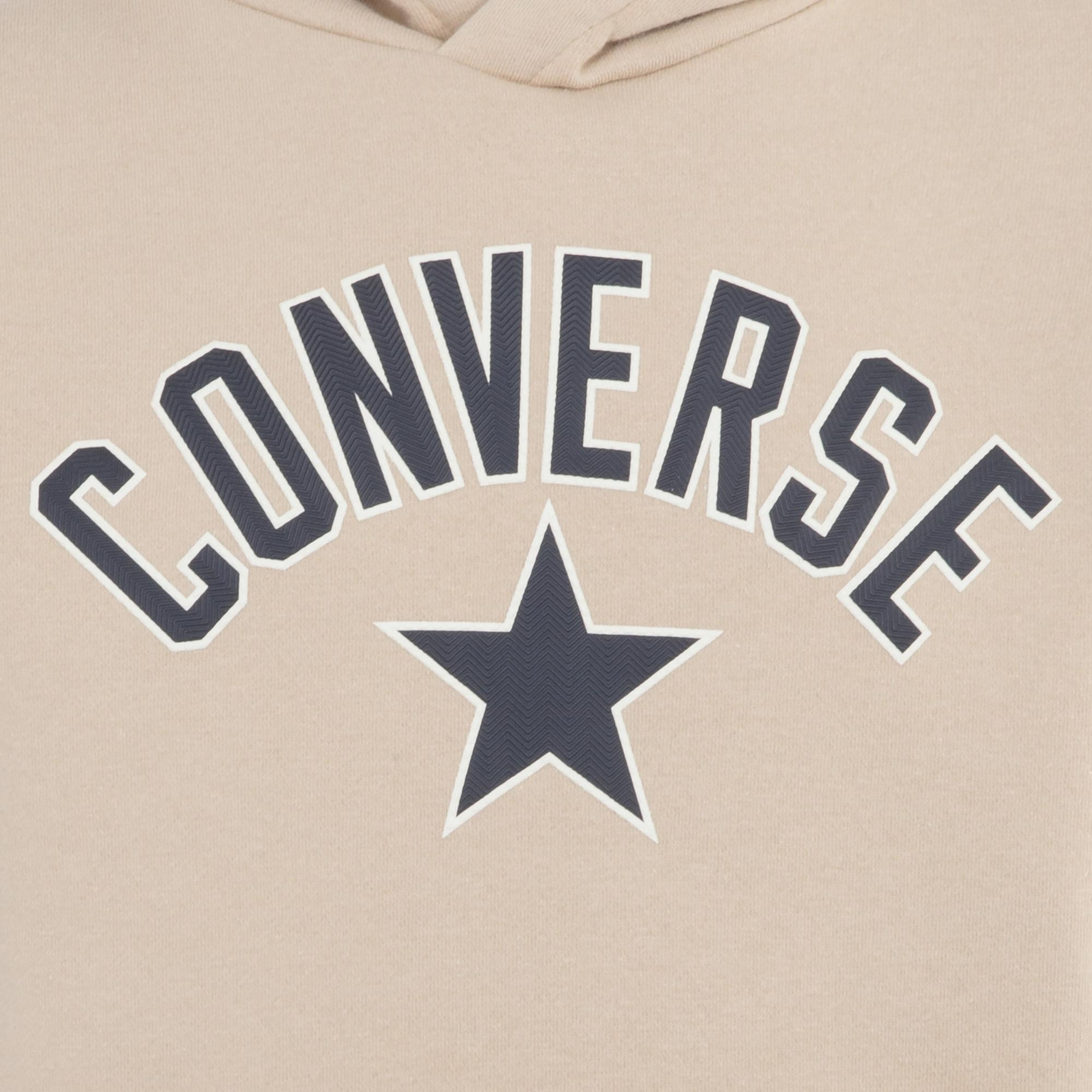 Converse Arch Flc Çocuk Bej Hoodie
