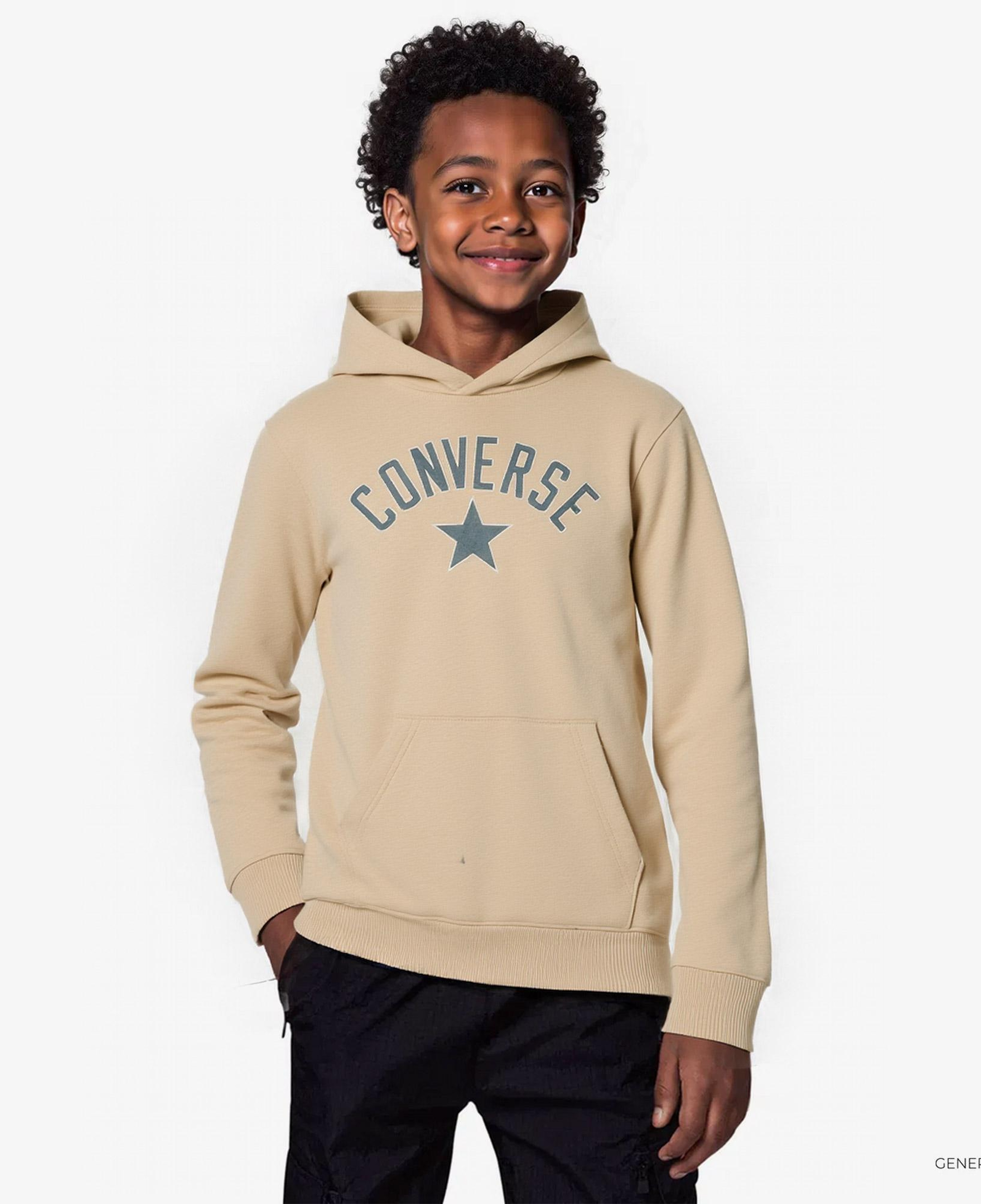 Converse Arch Flc Çocuk Bej Hoodie