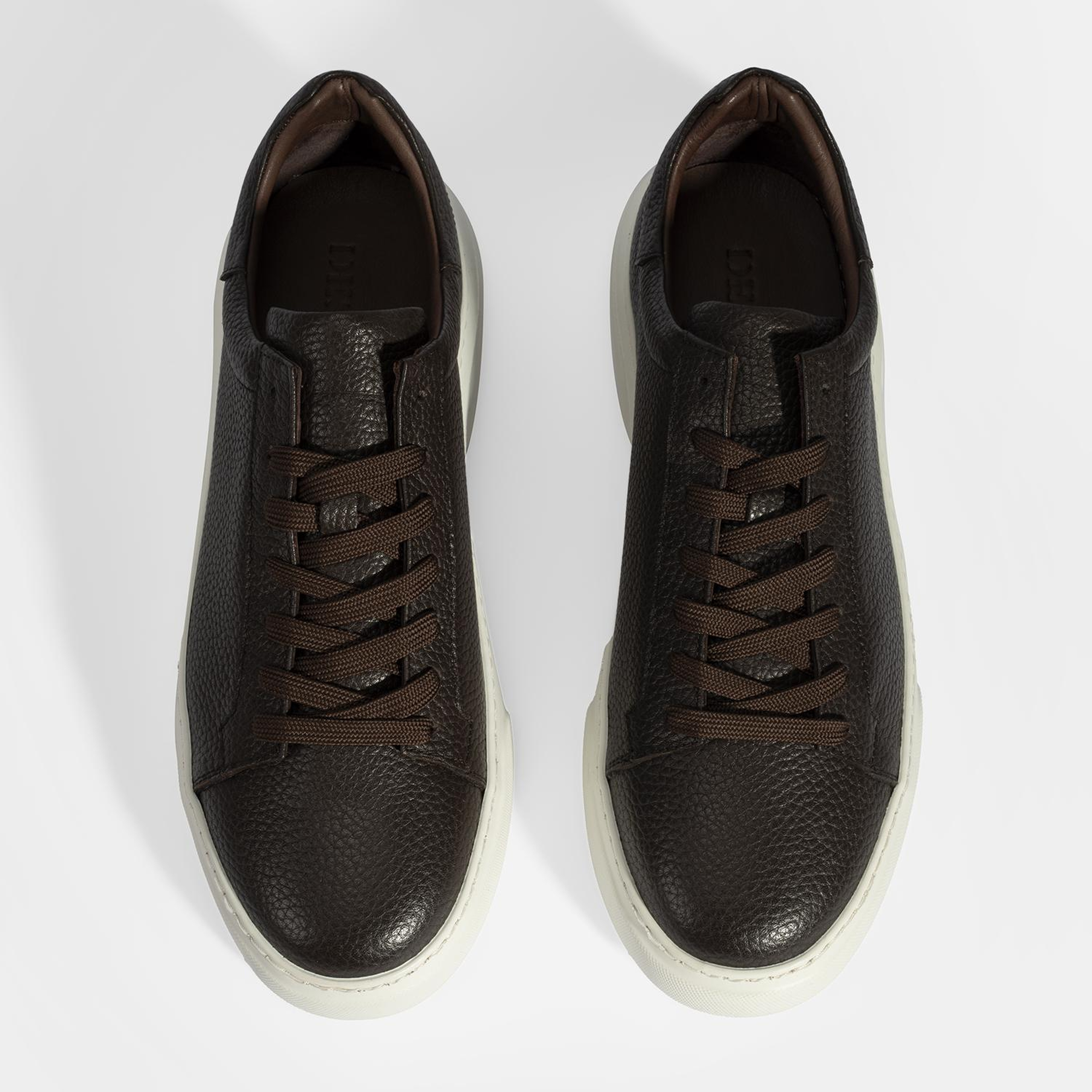 Erkek Kahve Bağcıklı Deri Günlük Ayakkabı