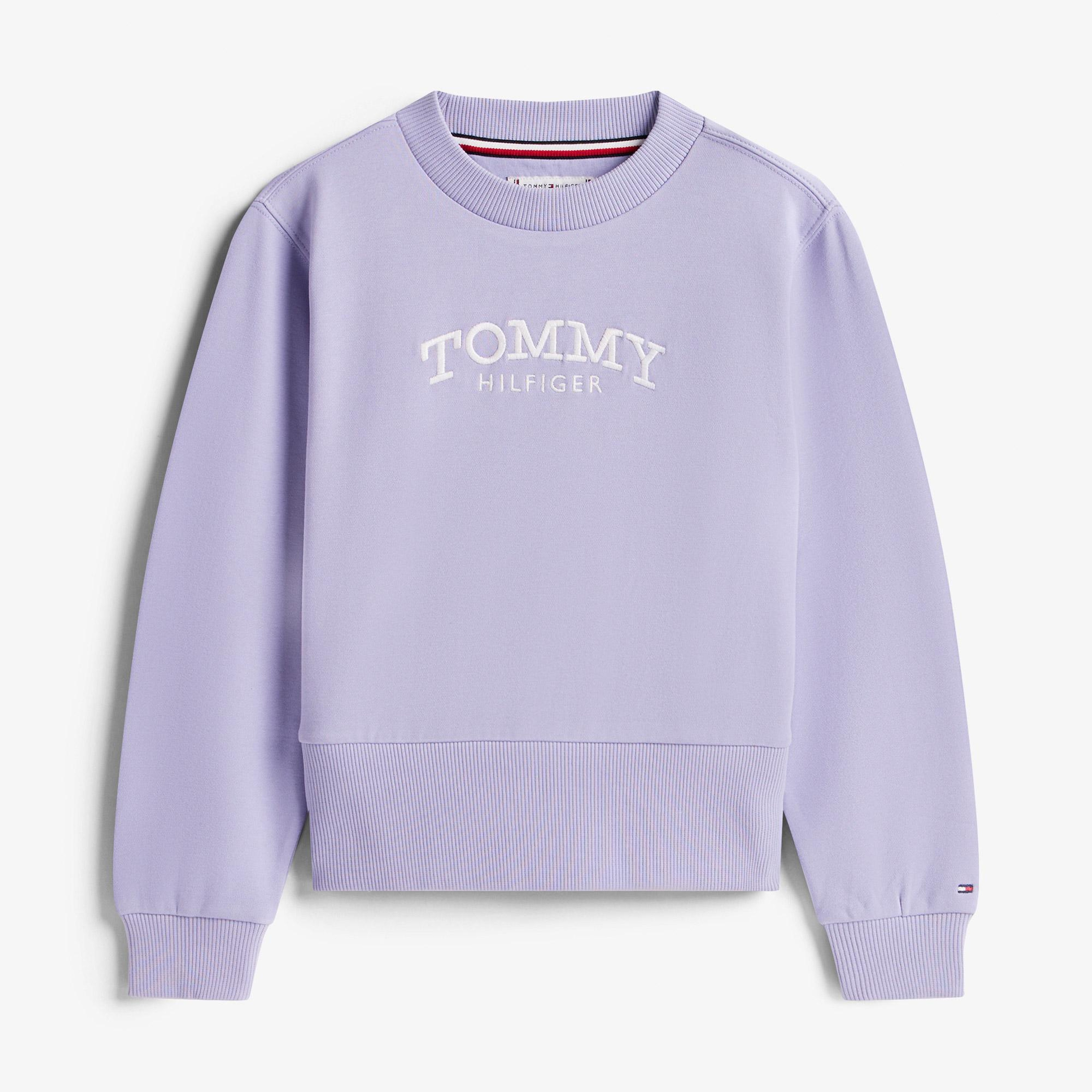Tommy Hilfiger Graphic Çocuk Mavi Sweatshirt